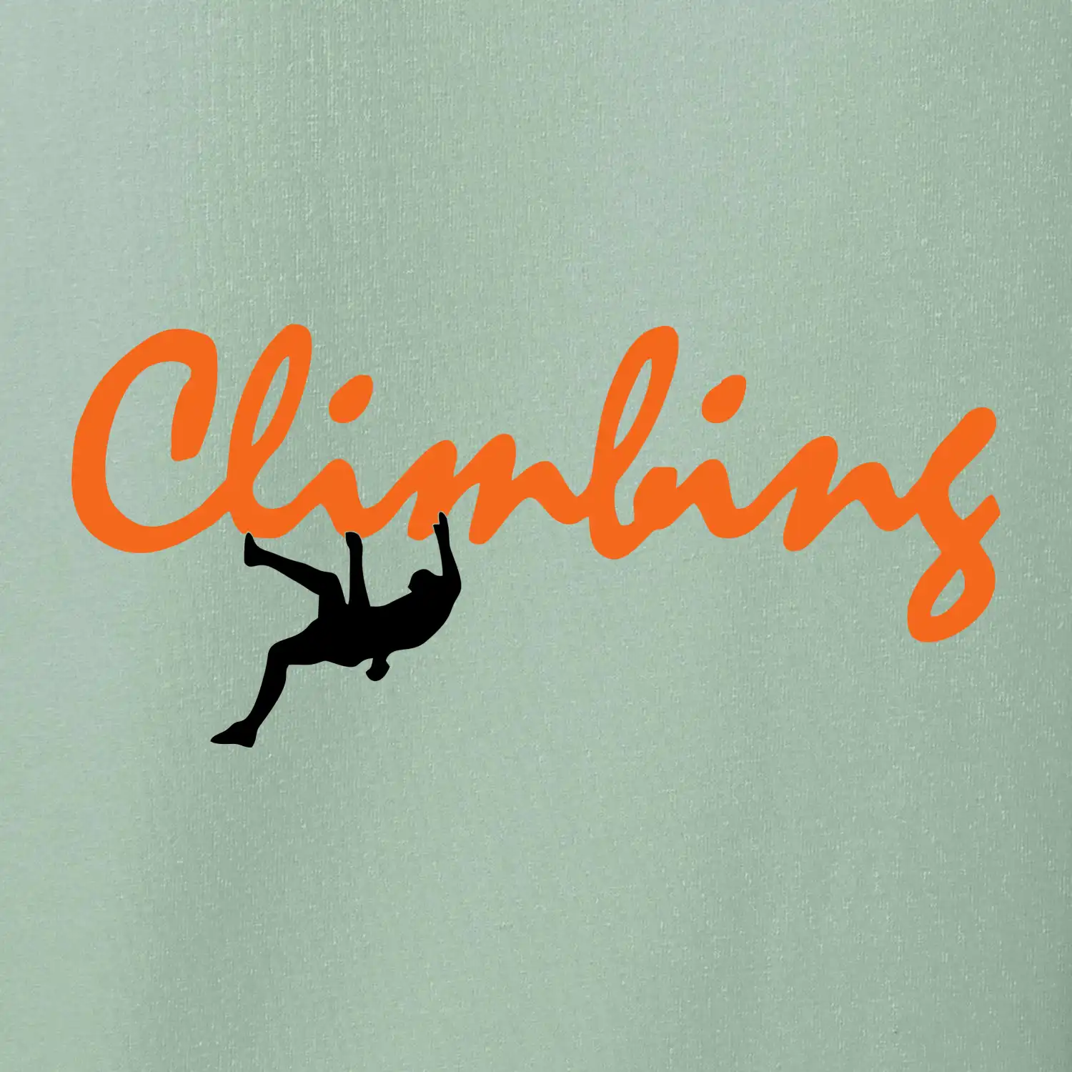 Climbing psací text