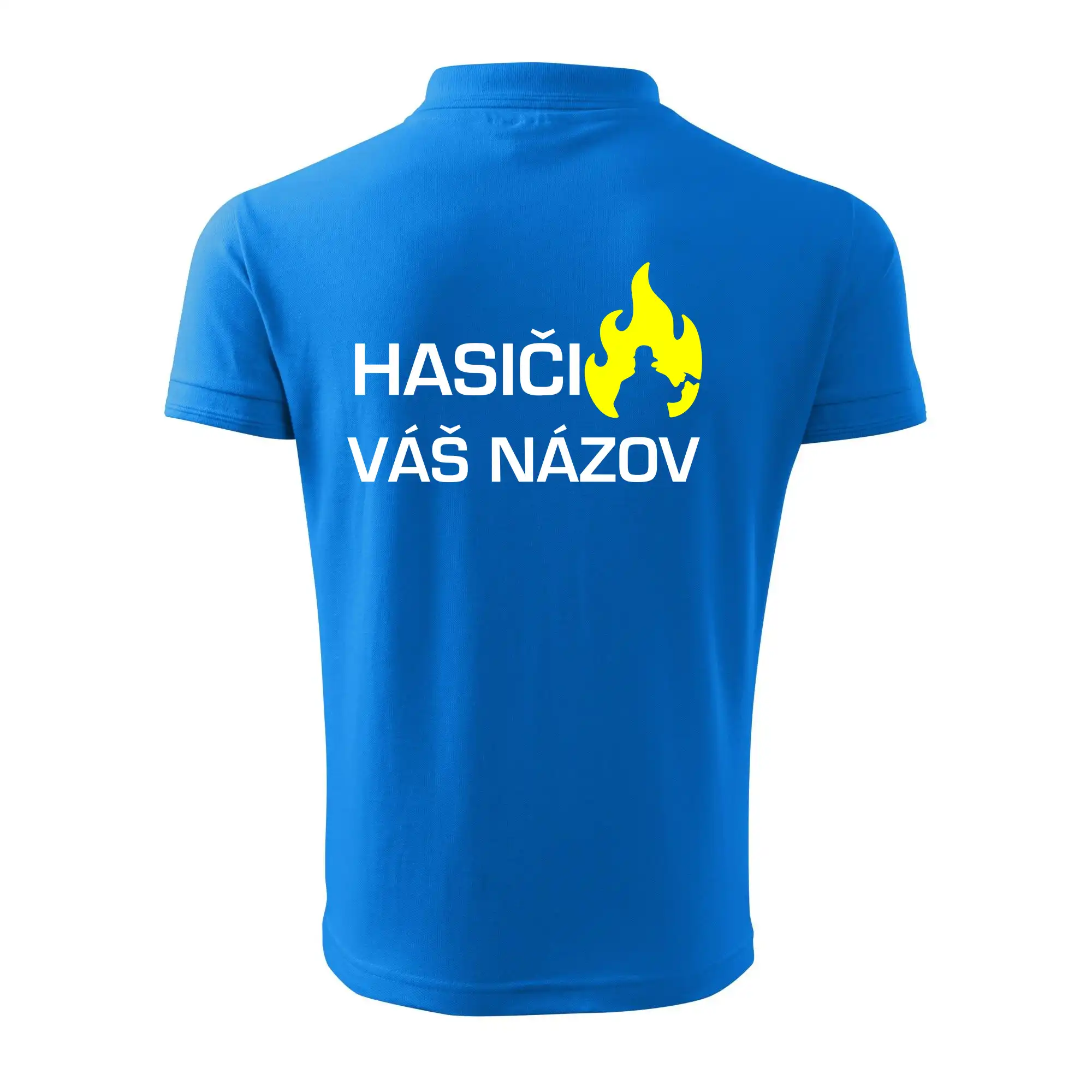 Hasiči - Váš názov - FLUO + Reflexná potlač