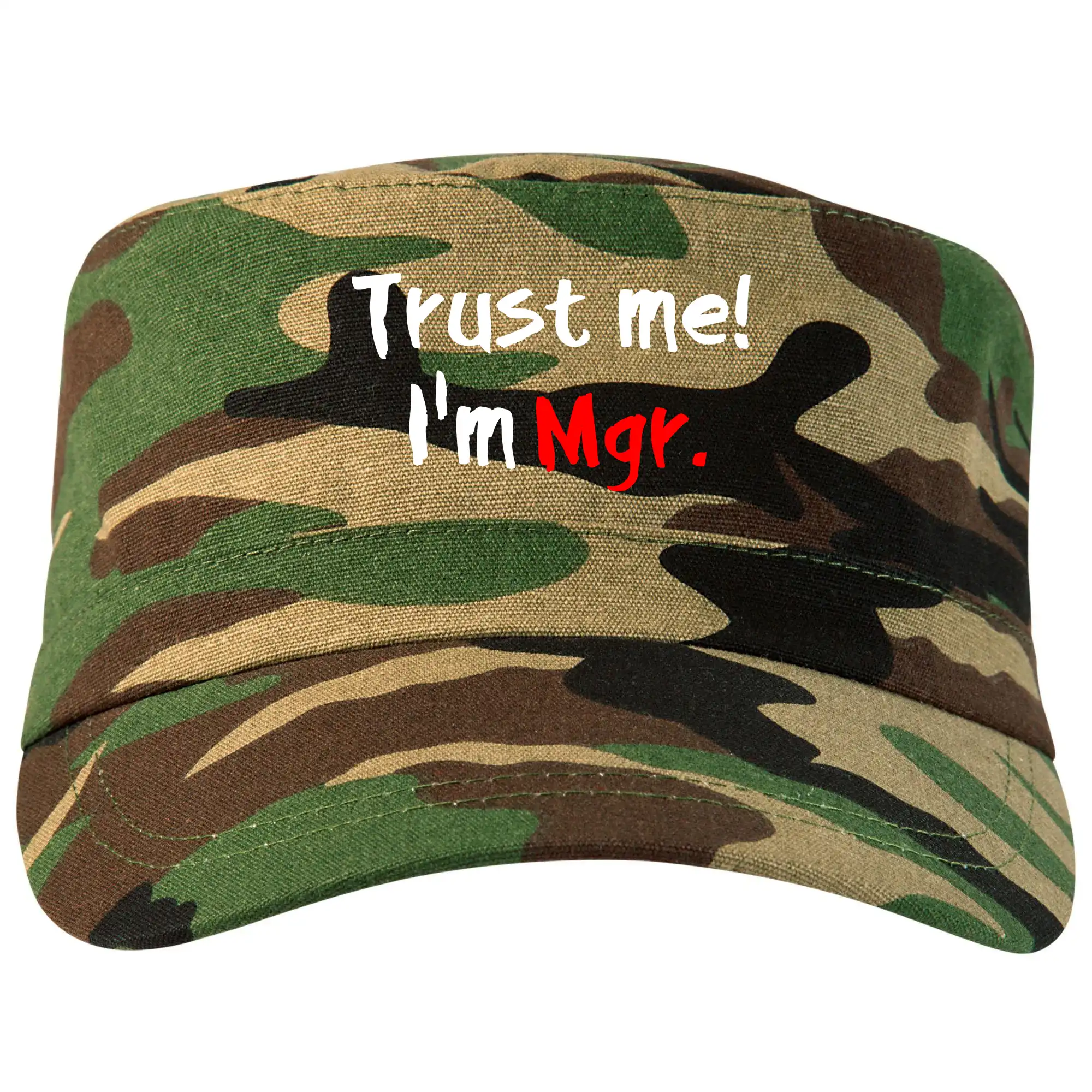 Tričká na ukončenie štúdia - Trust me I´m  Mgr. / Ver mi som Magister. - Šiltovka CAMO