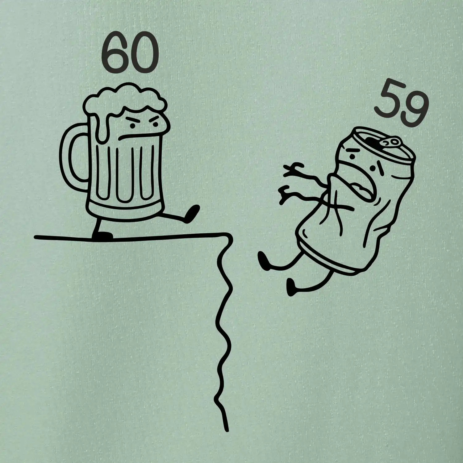 Pivo narozeniny - útes 60 let