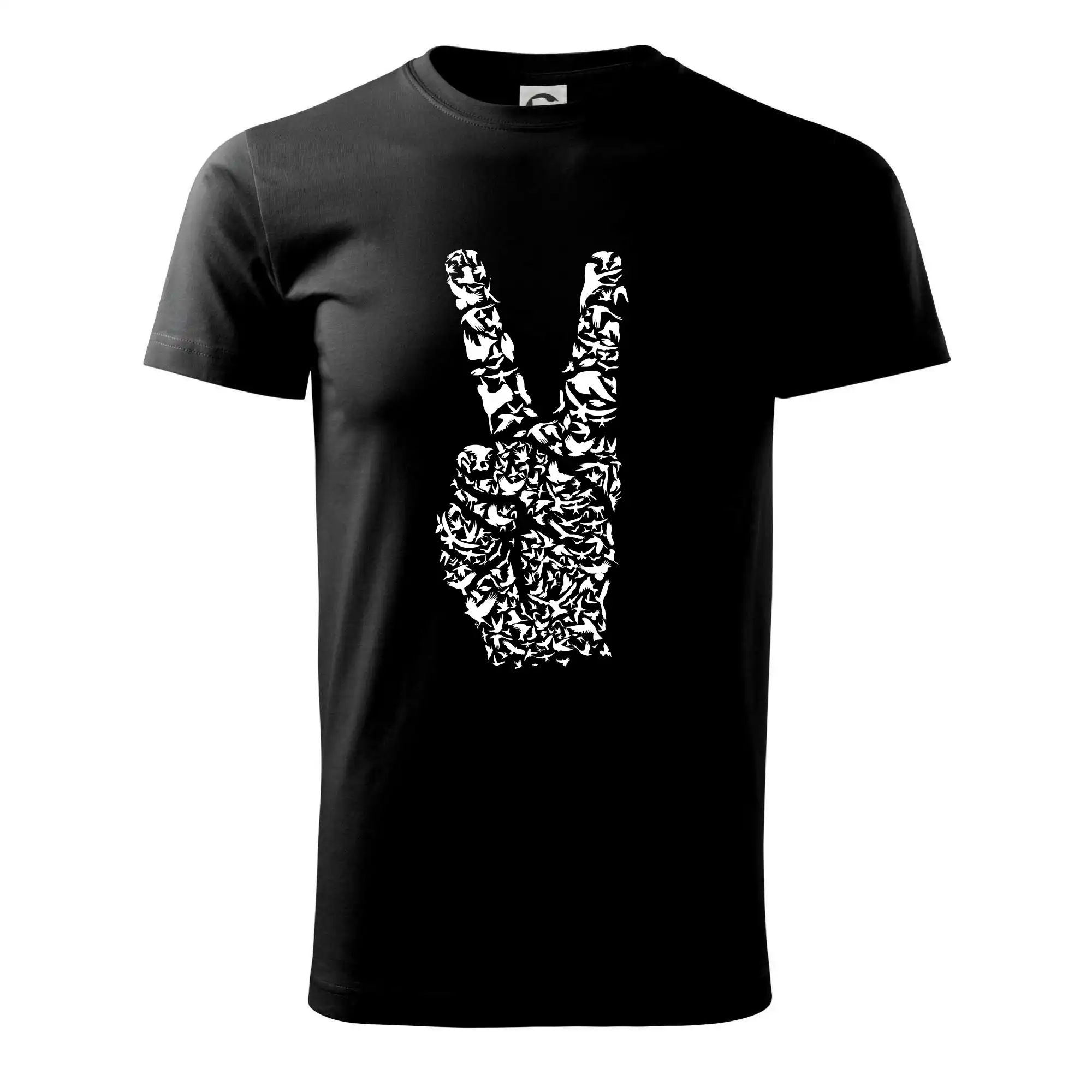 Peace symbol two fingers