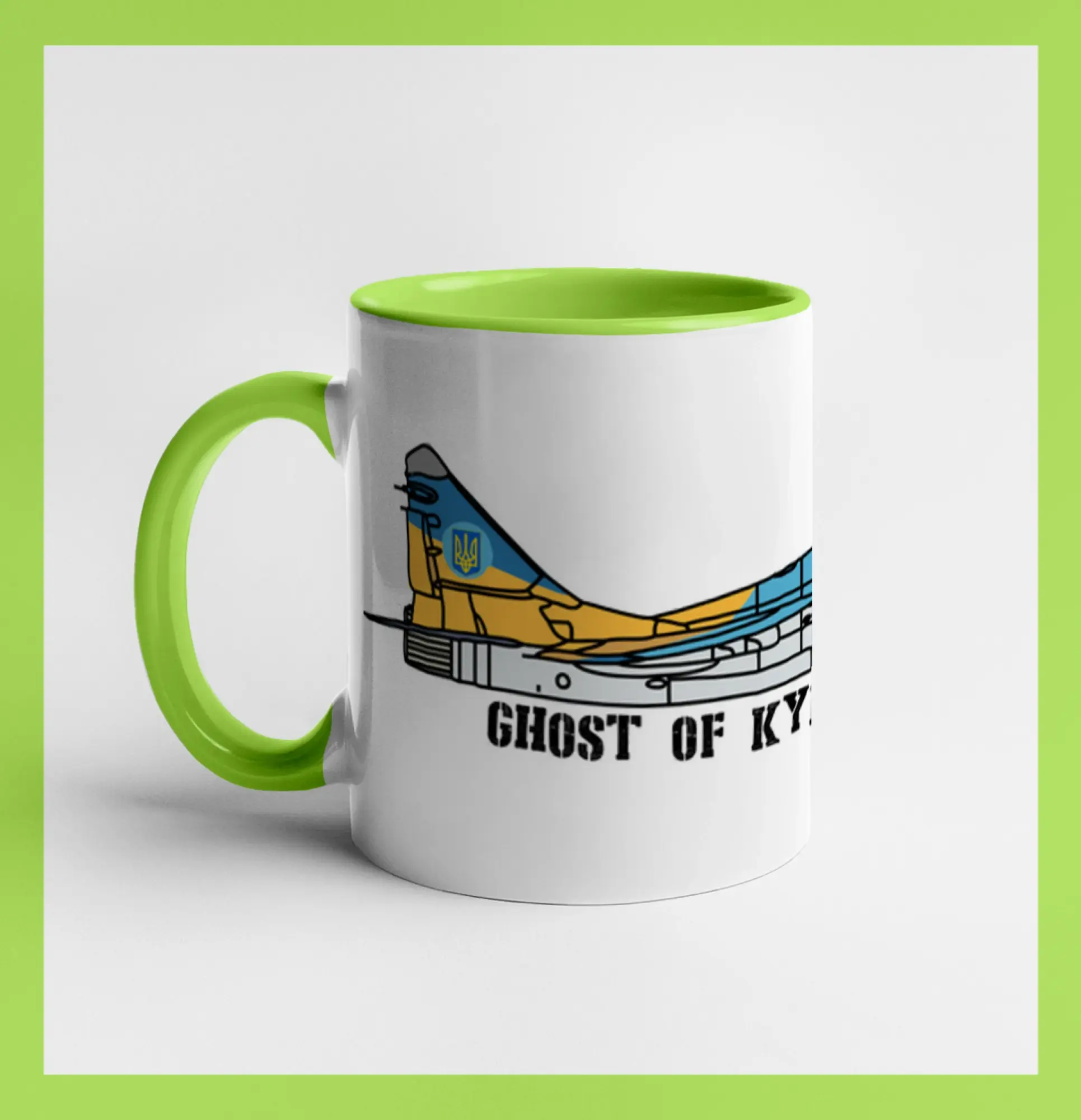 Mig 29 Fulcrum Blue-Yellow - Ghost of Kyiv