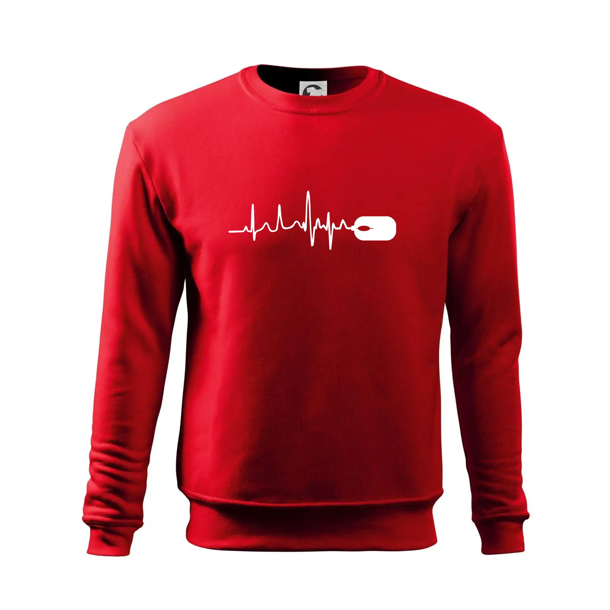 Tričká pre ajťákov - EKG myš - Mikina Essential pánska