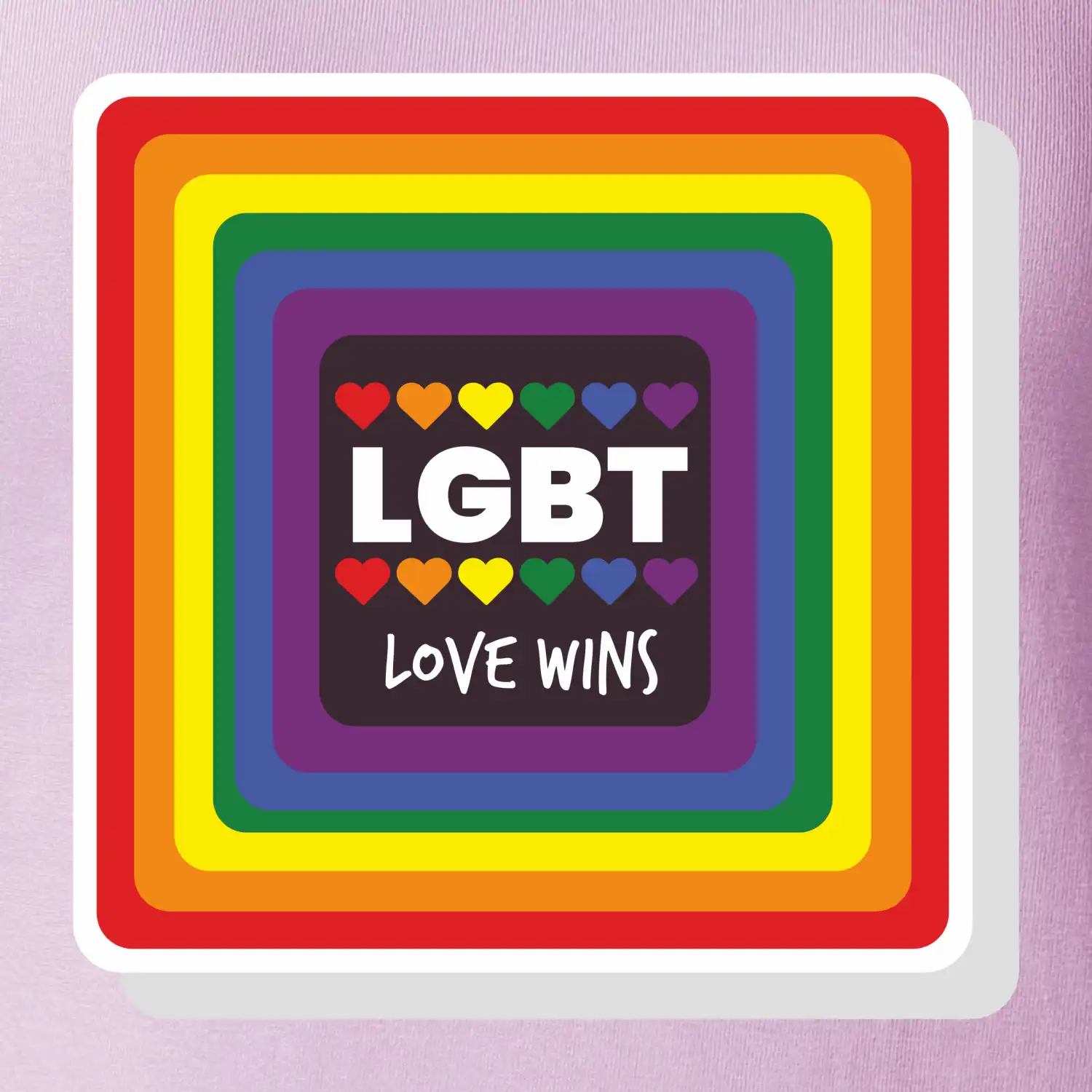 Love wins čtverec