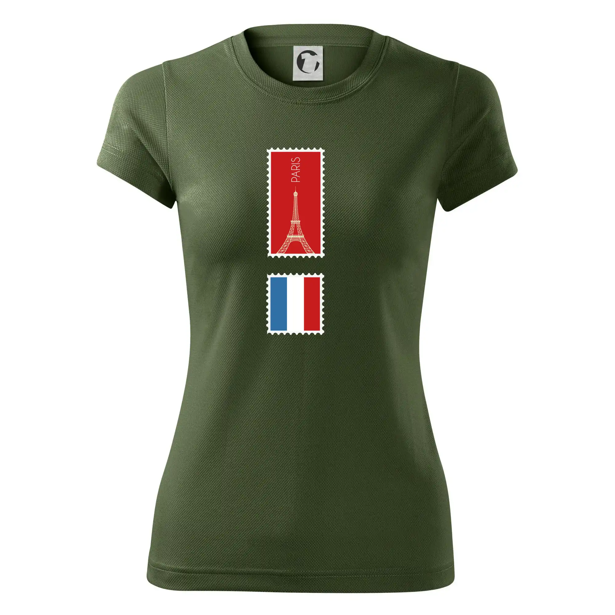 Paříž známka barevná