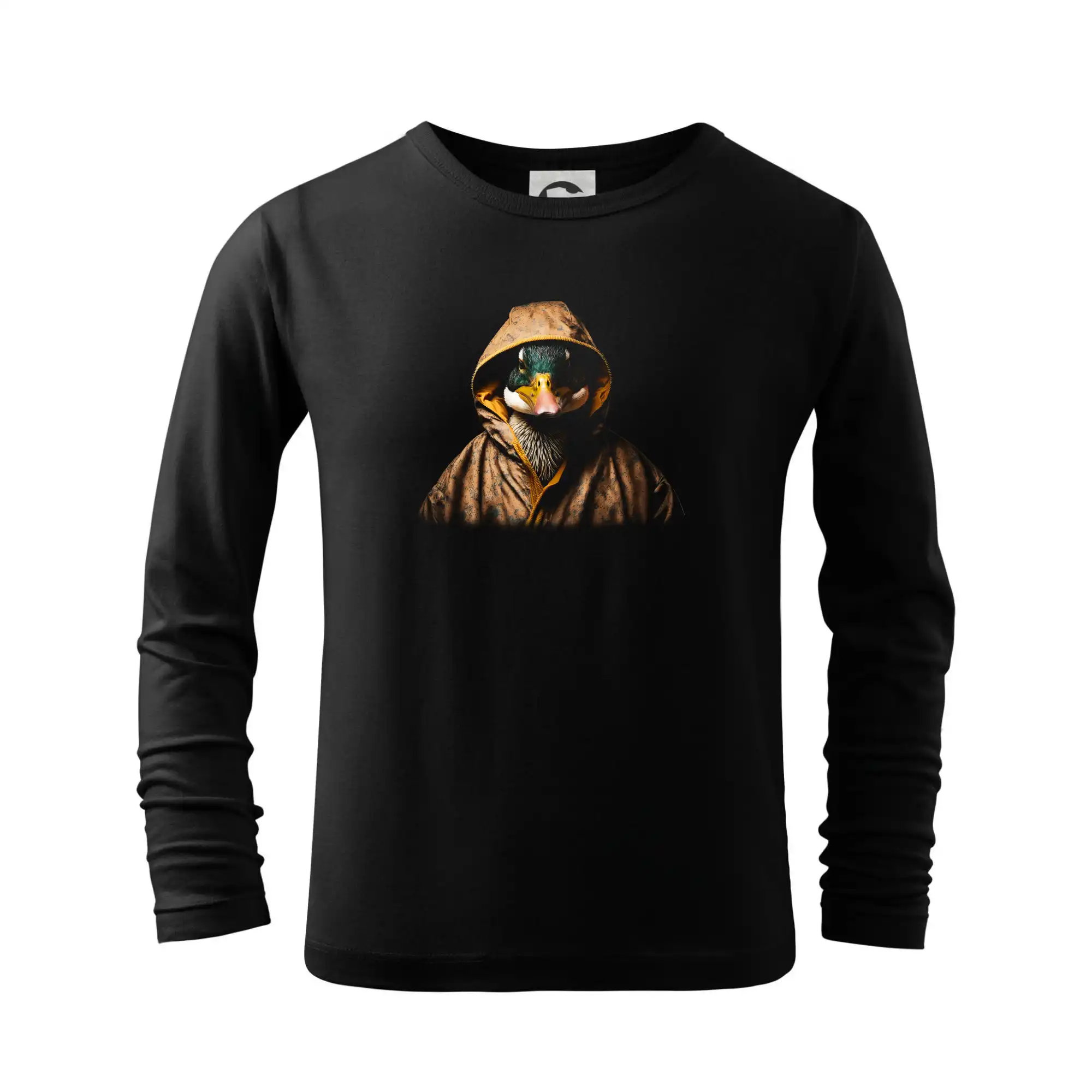 Tričká so zvieratami - Kachna v pláštěnce - Tričko detské Long Sleeve