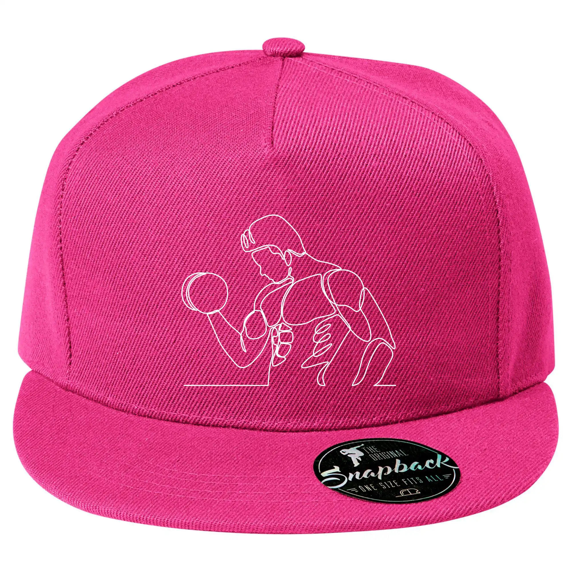 Fitness muž jedním tahem