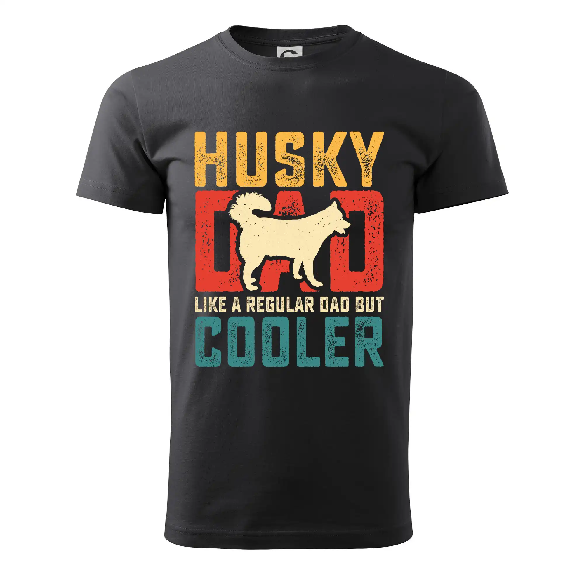 Husky dad like a regular dad but cooler