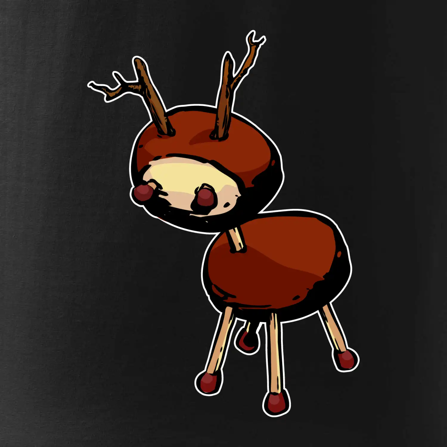 Kaštanový jelínek - prso