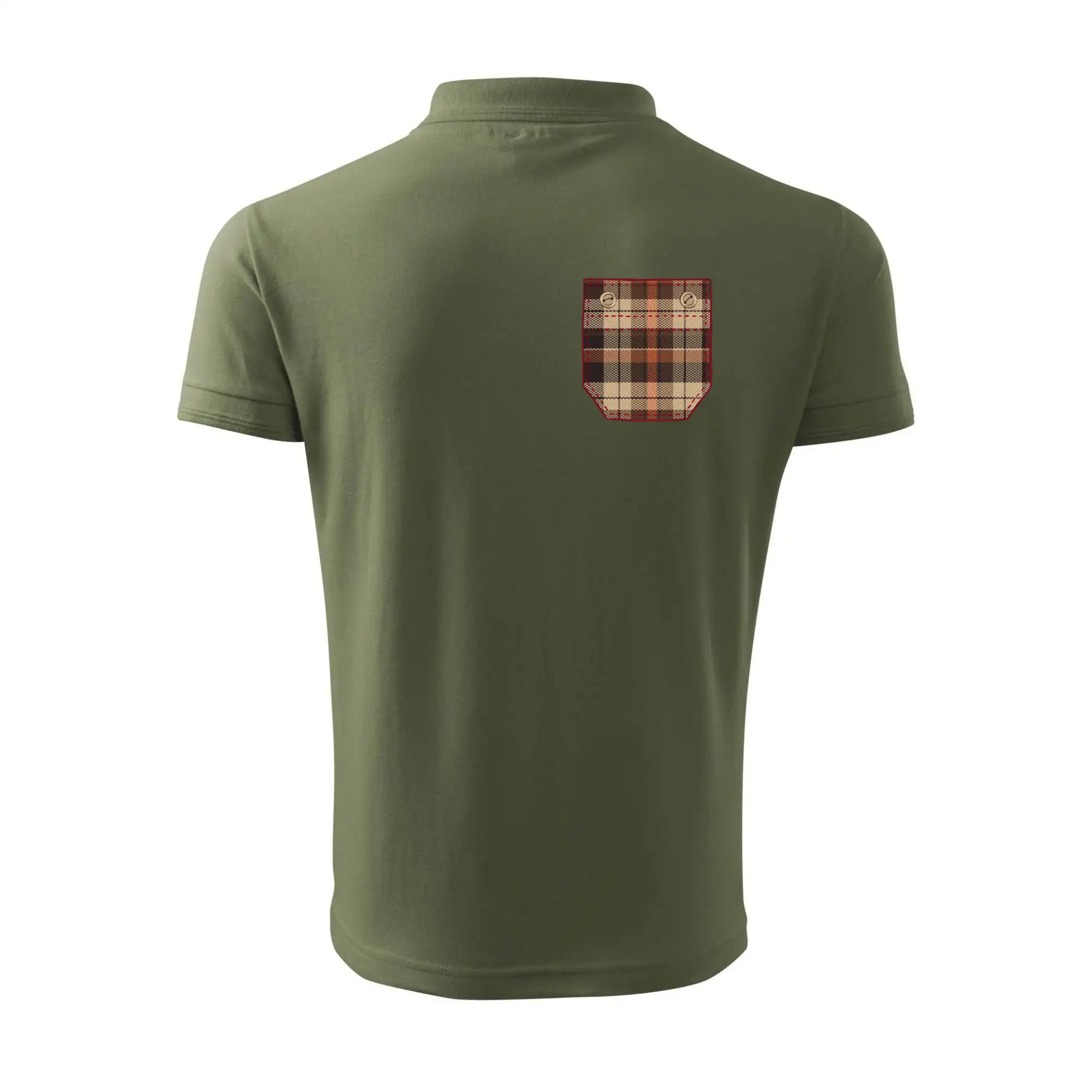 Flanelové triko hnědé