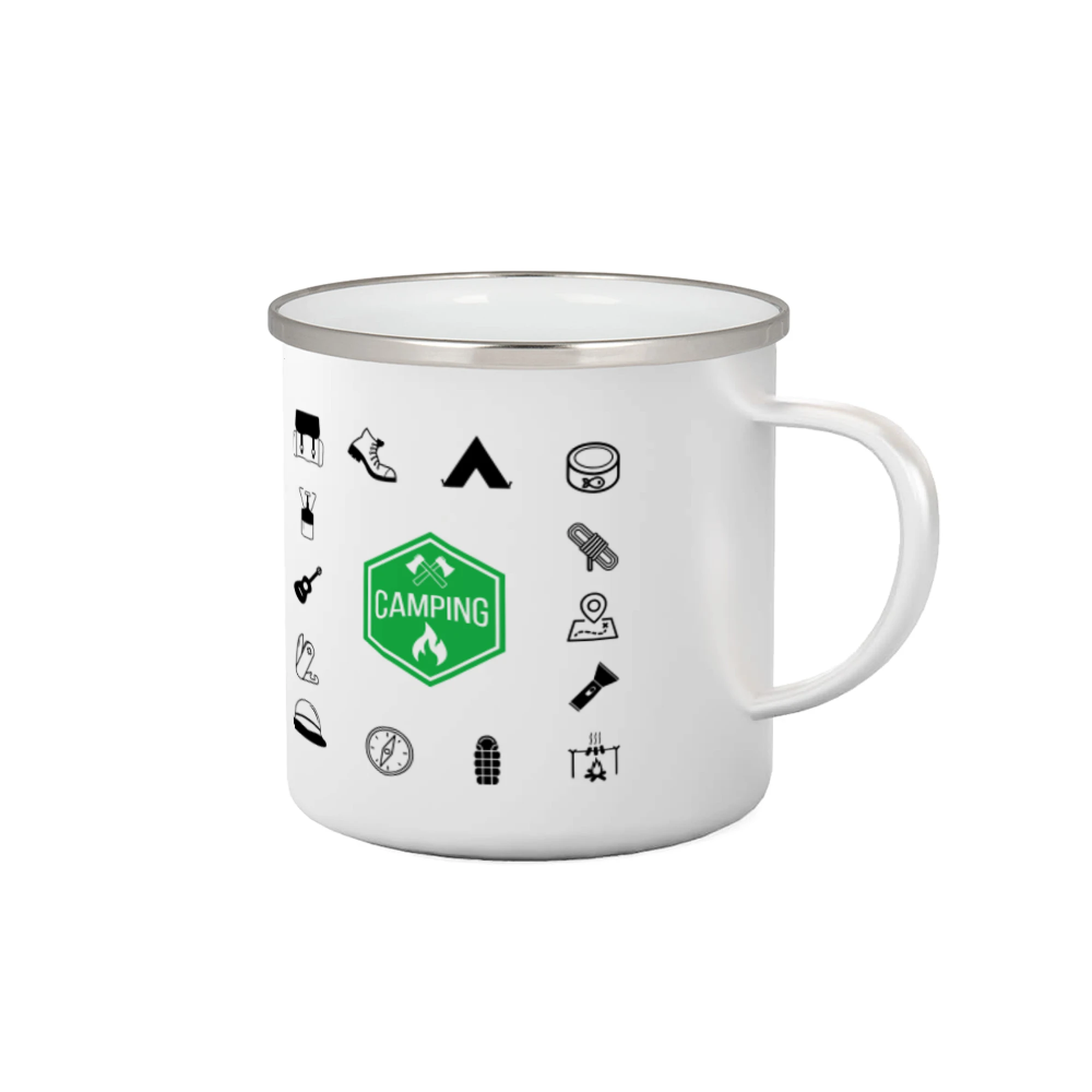 Trička na kempovanie - Kempovanie symboly - Plecháčik