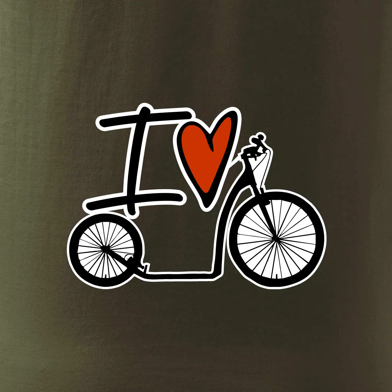 I love koloběžka velké a malé kolo