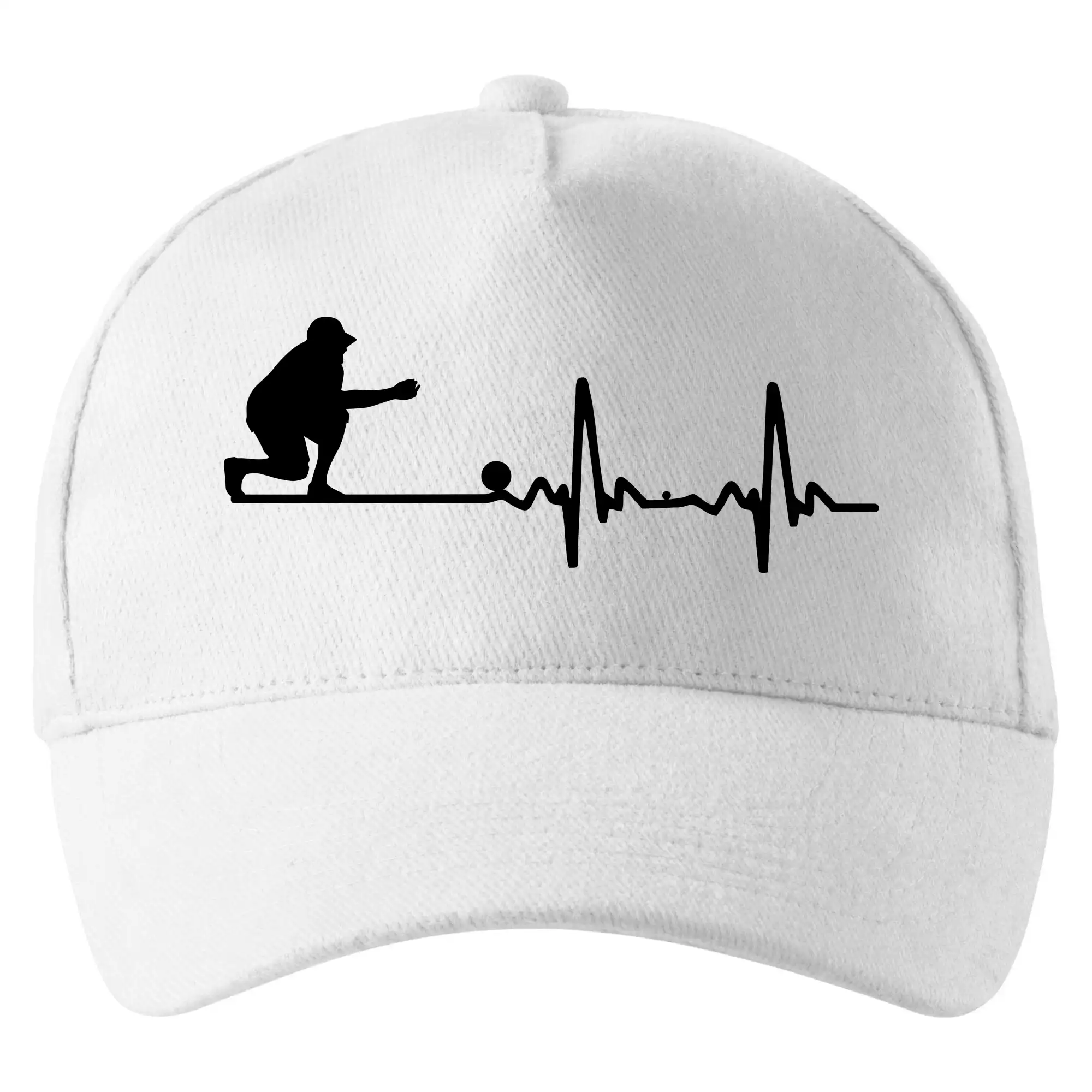 Ostatné športy - EKG petanque - Šiltovka so zahnutým šiltom a mosaznou sponou