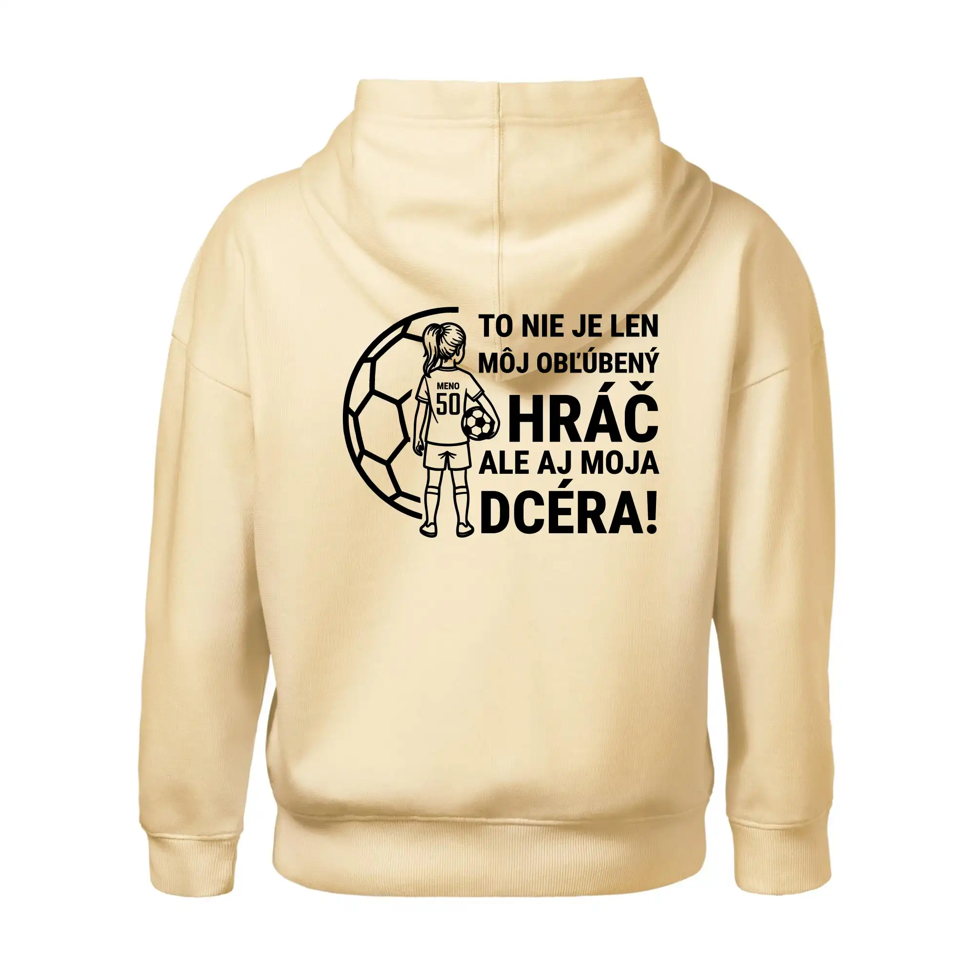 Futbalová mama - jedna dcéra (vaše meno a číslo)
