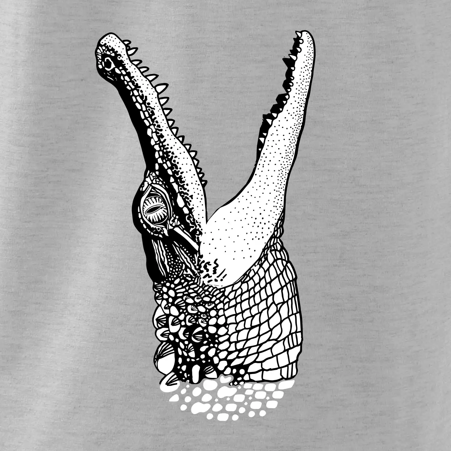 Krokodíl kreslený  (Pecka design)