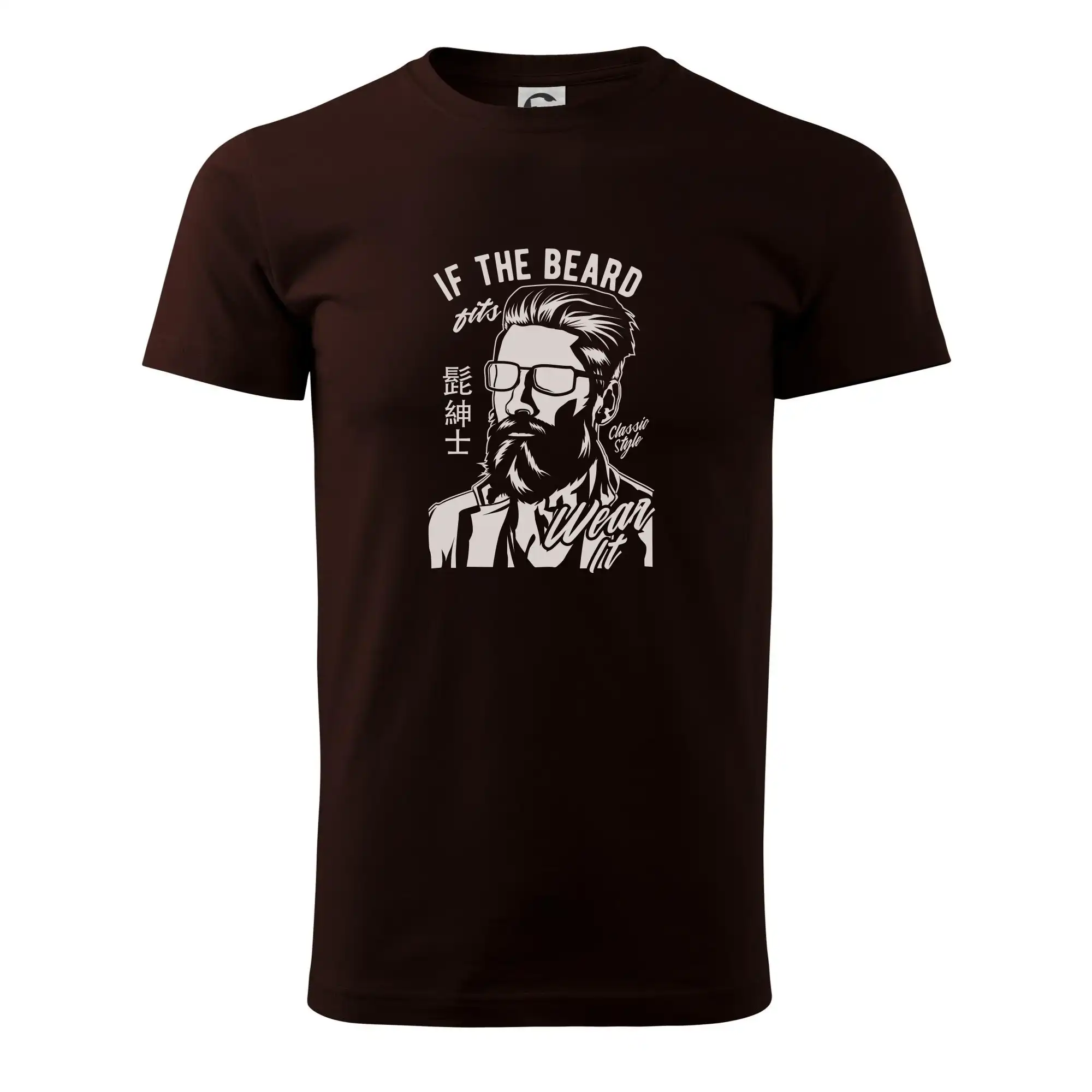 Tričká s fúzikmi - If The Beard Fits Wear It - Pánske tričko nižšej gramáže
