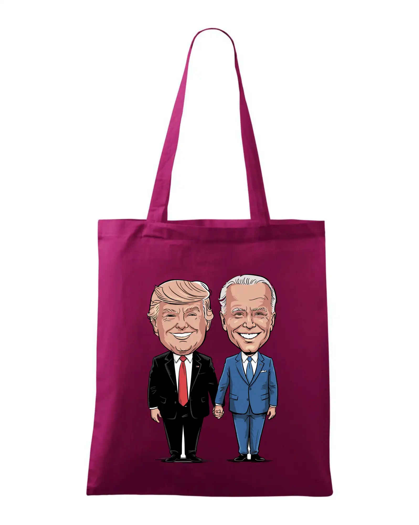 Politické tričká - Trump a Biden - veľký kamaráti - Taška bavlnená