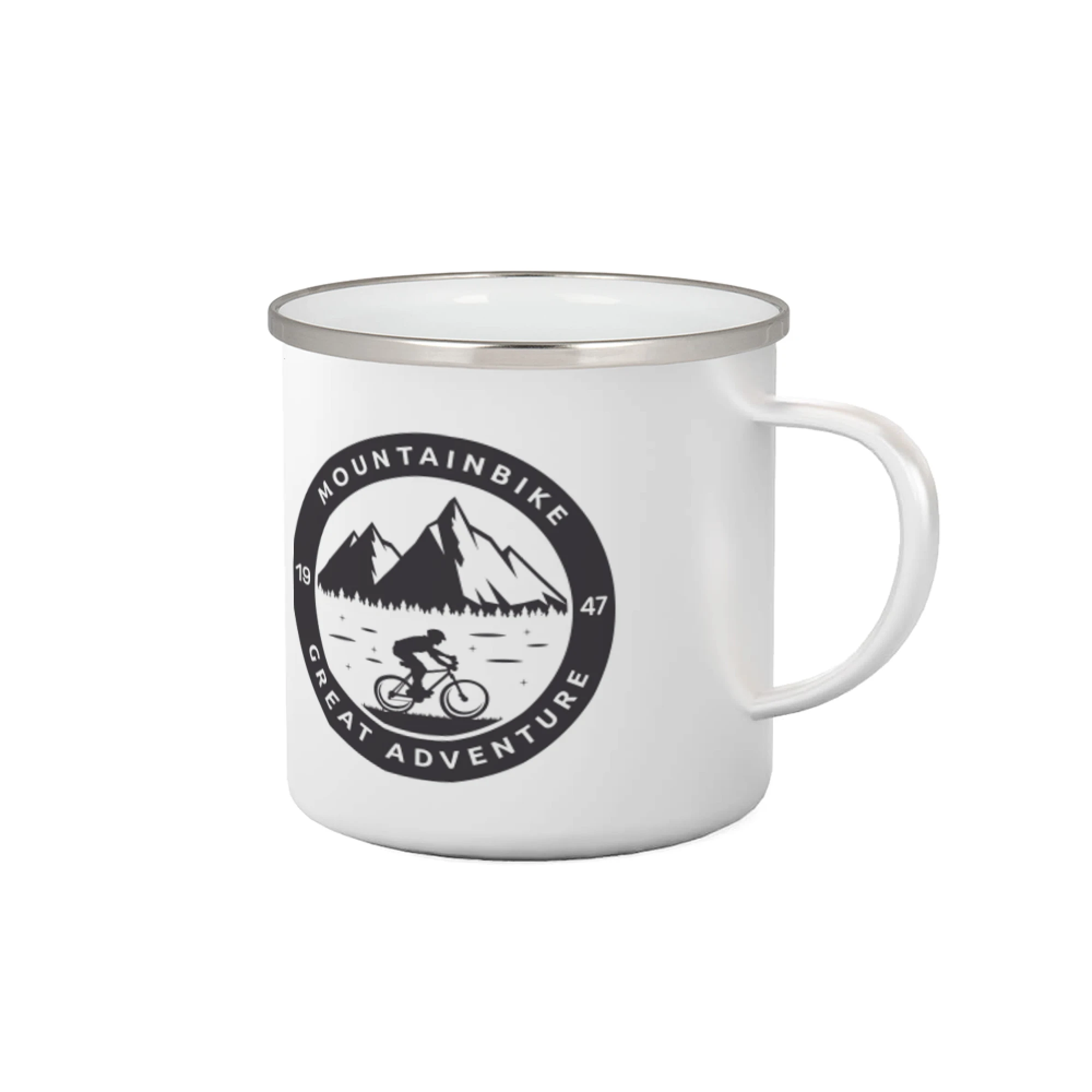 Tričko ako darček pre cyklistu - MTB logo a ročník - Plecháčik