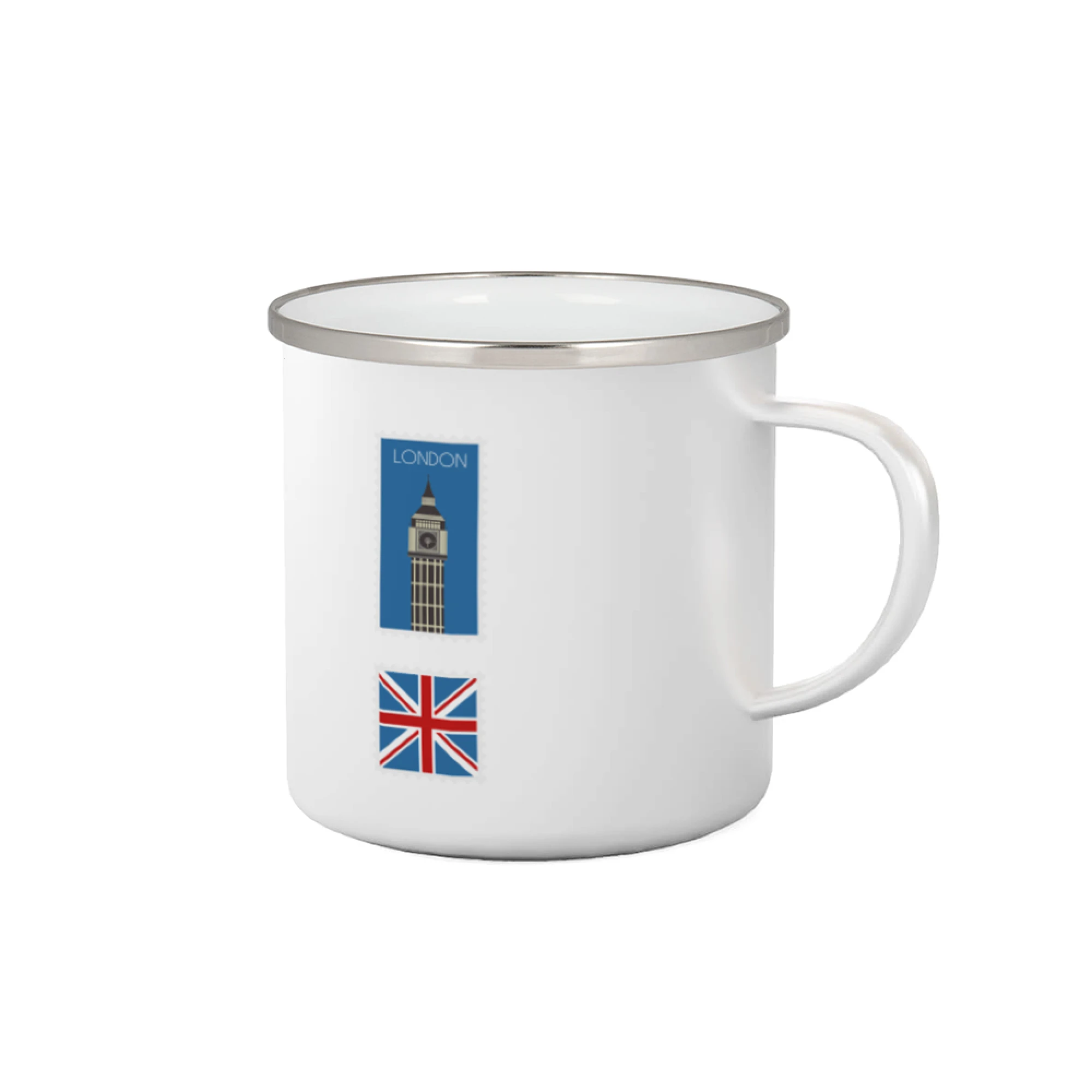 Tričká Anglicko - Londýn známka farebná - Plecháčik