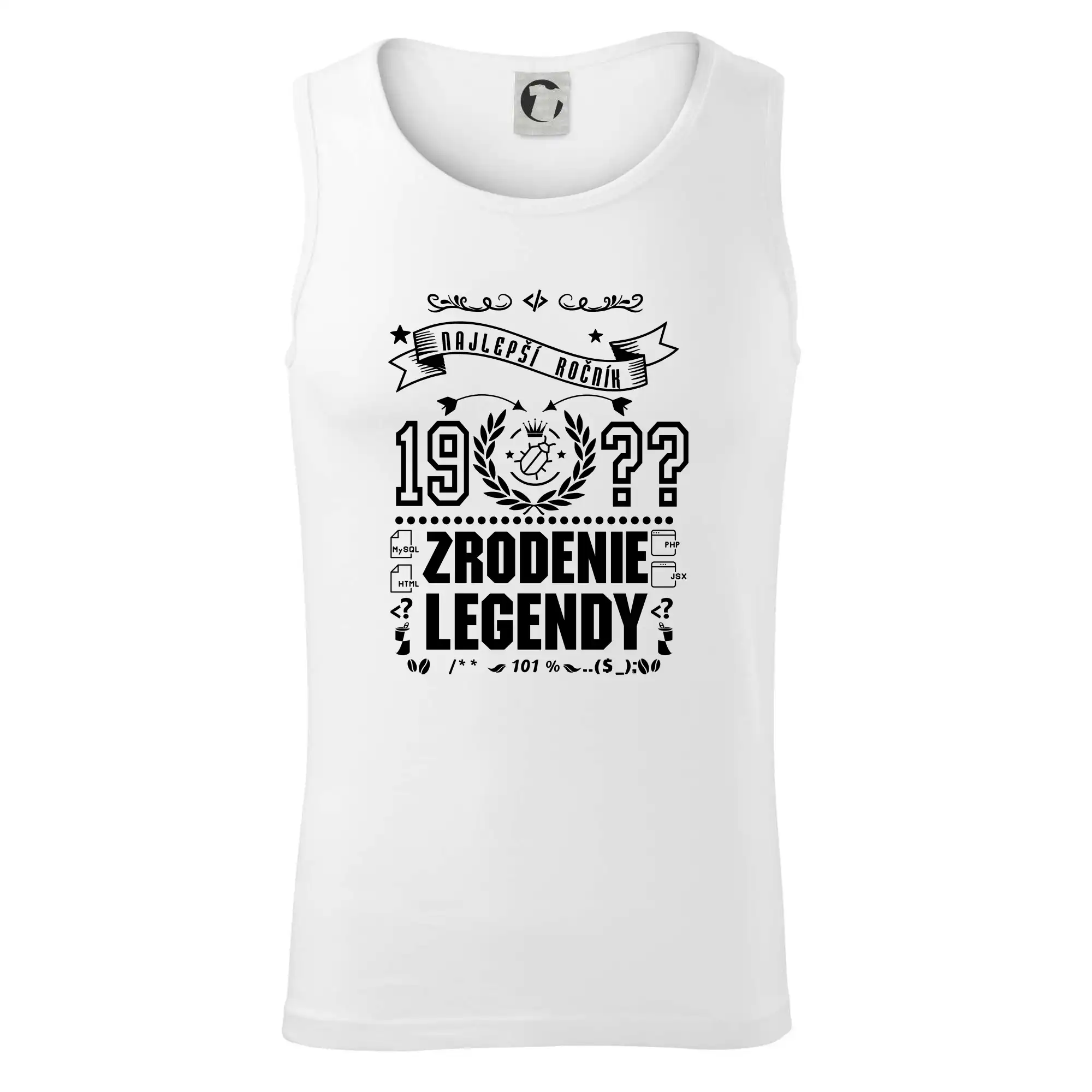 Trička Zrodenie legendy - Zrodenie legendy pre programátora - Tielko pánske Core