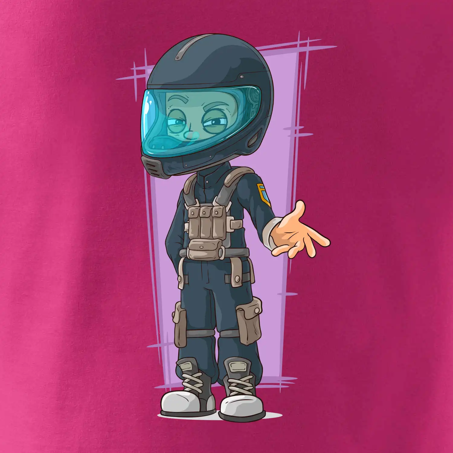 Vesmírný voják fialový