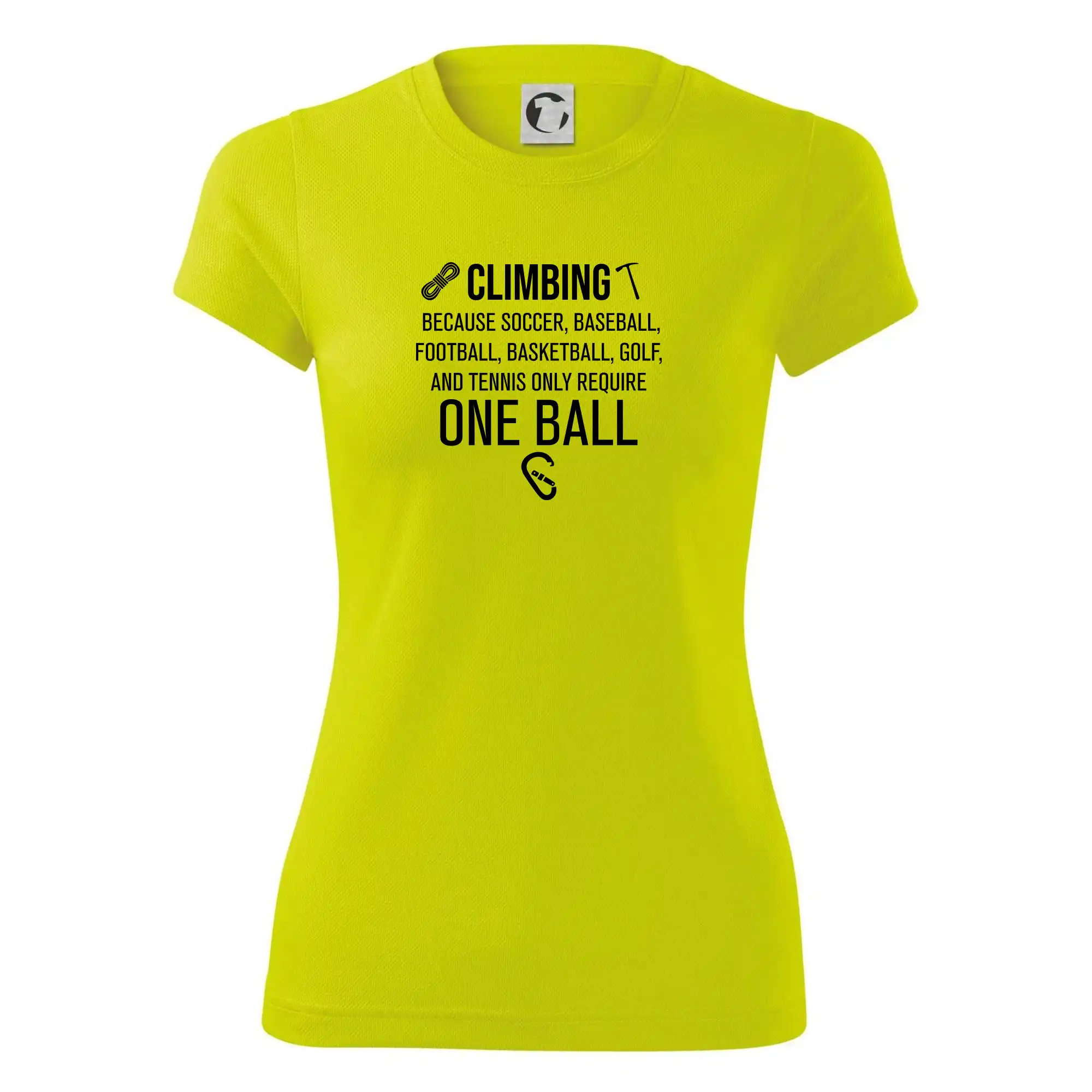 Climbing beacause one ball