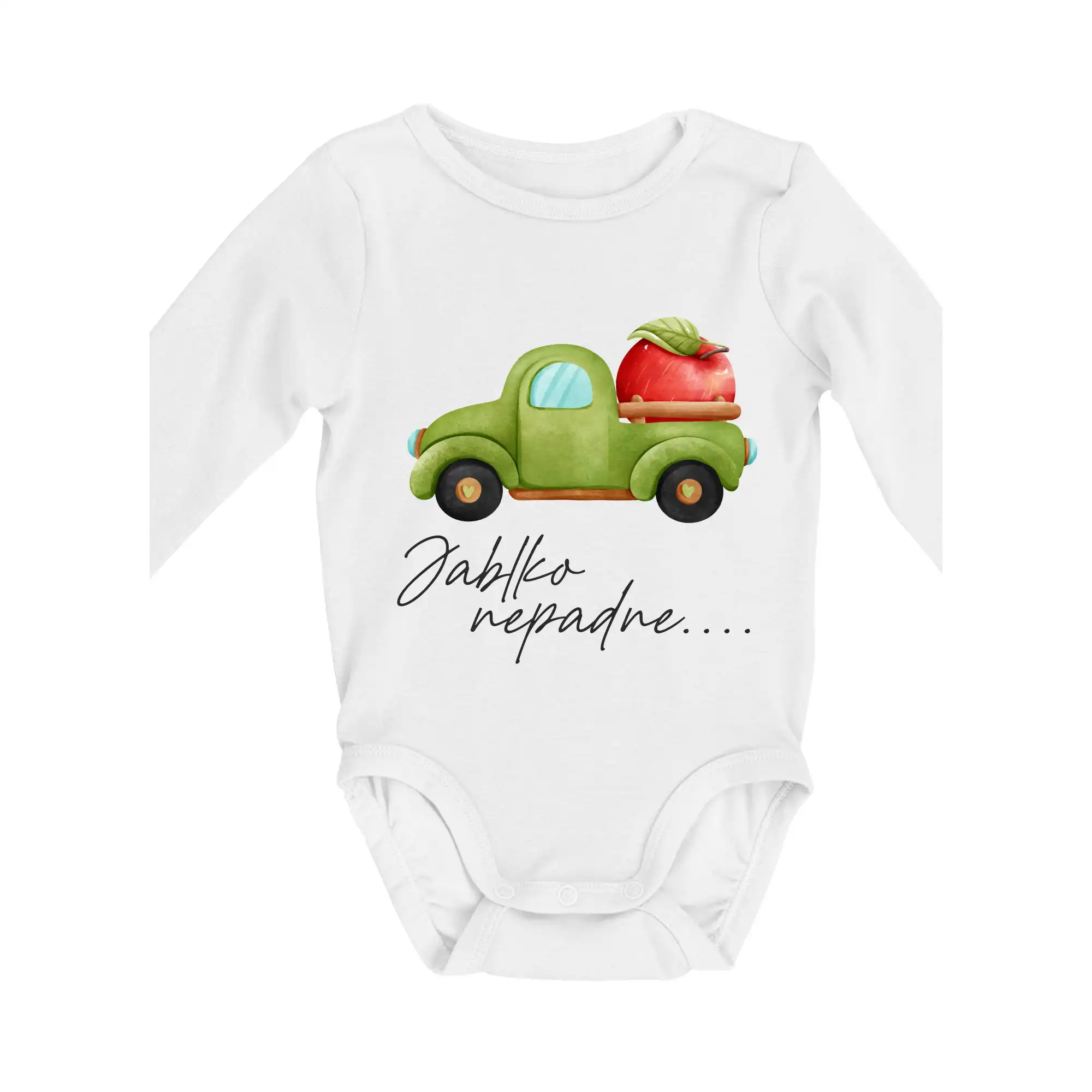 Auto - Jablko nepadne ďaleko od stromu - Body dojčenské s dlhým rukávom