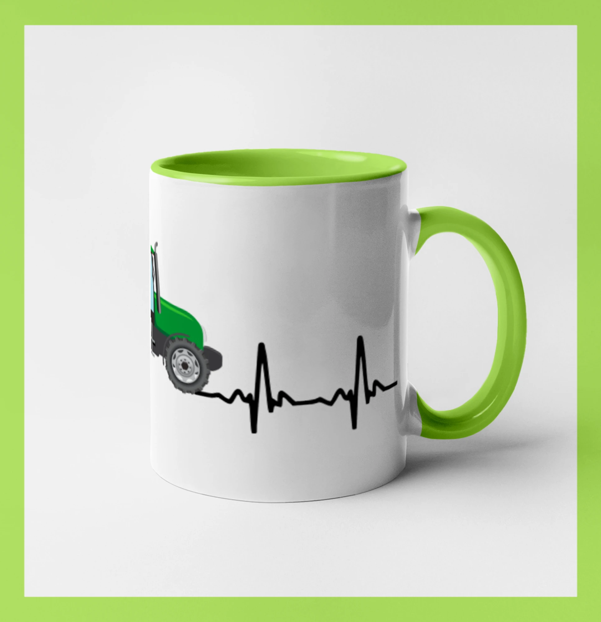 Traktor barevný ekg