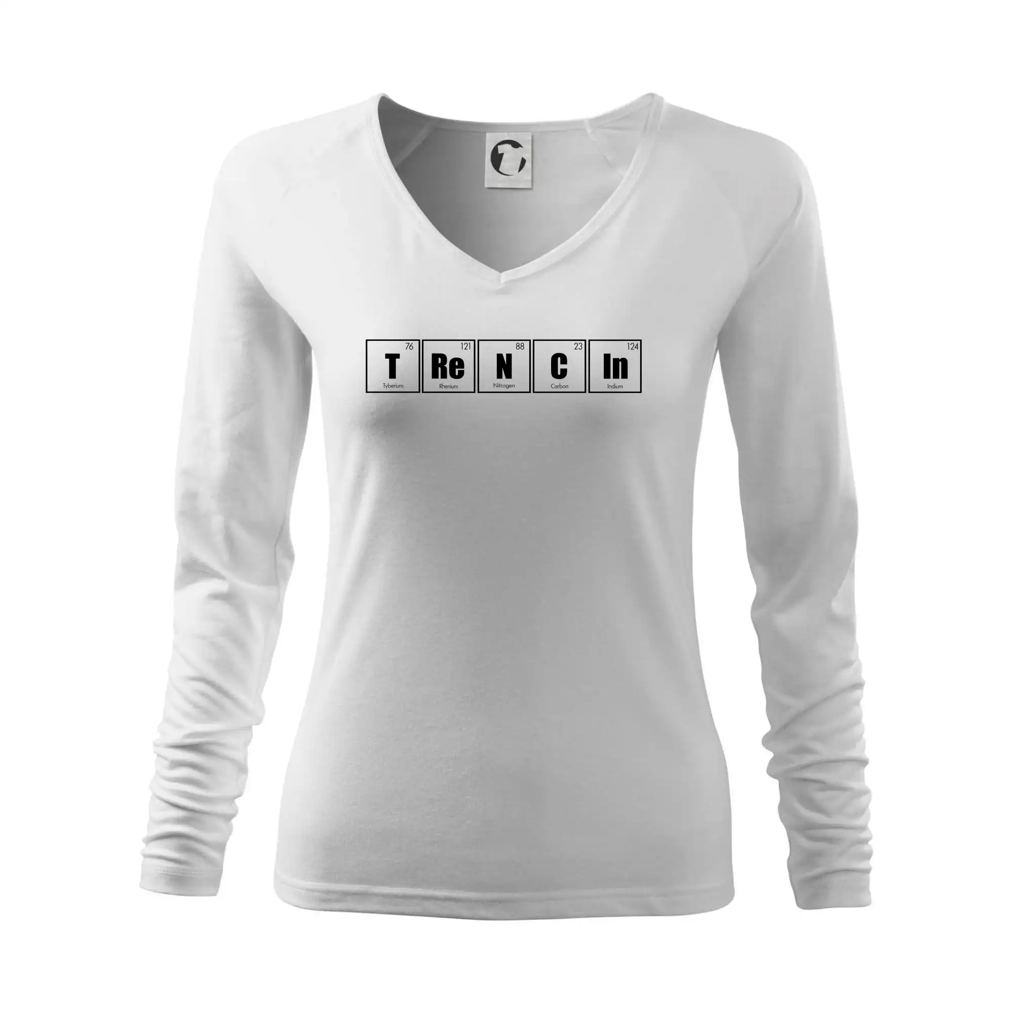 Periodické Tabuľky - Periodická tabuľka Trenčín - Tričko dámske Elegance