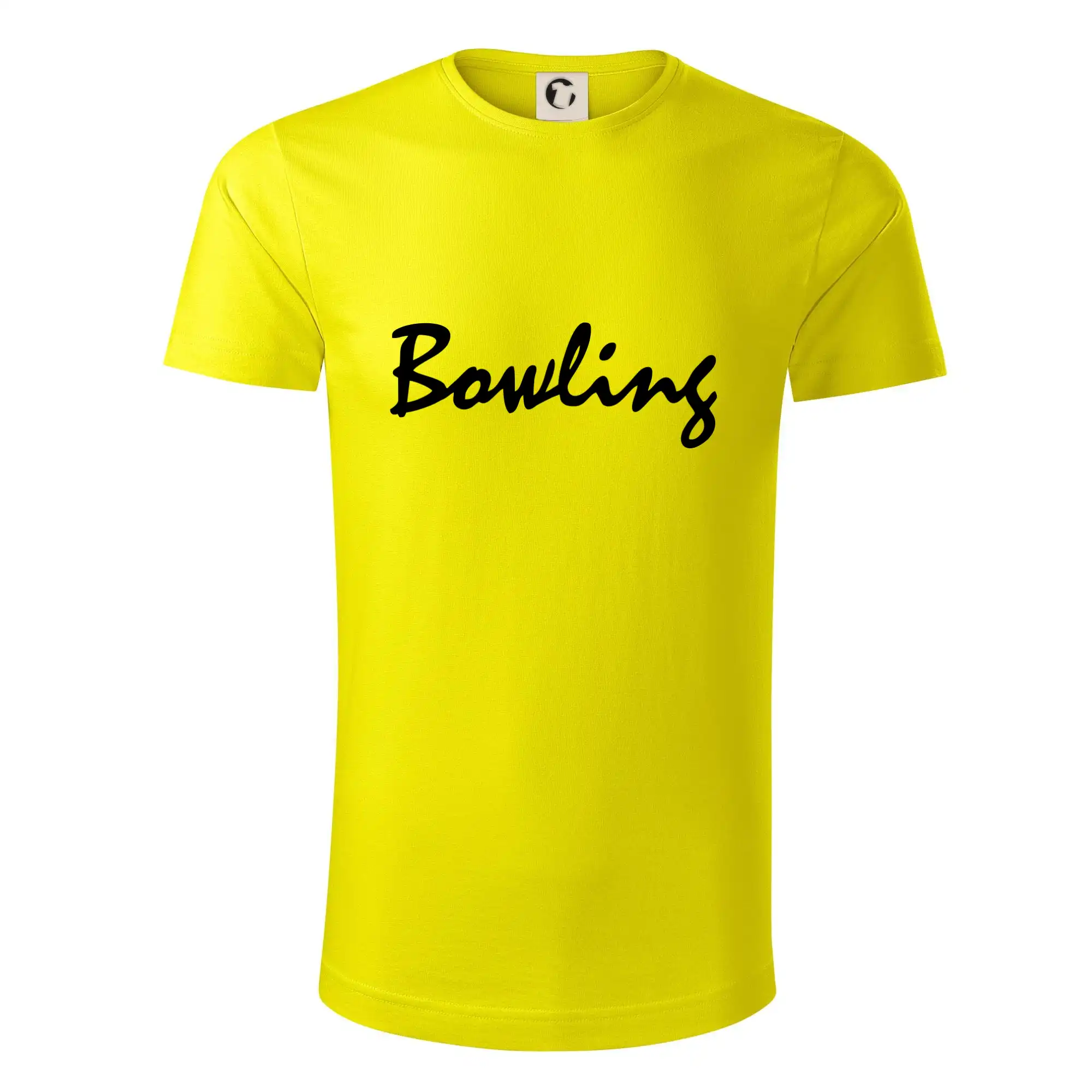 Tričká Bowling - Bowling nápis písacie - Tričko z organickej bavlny