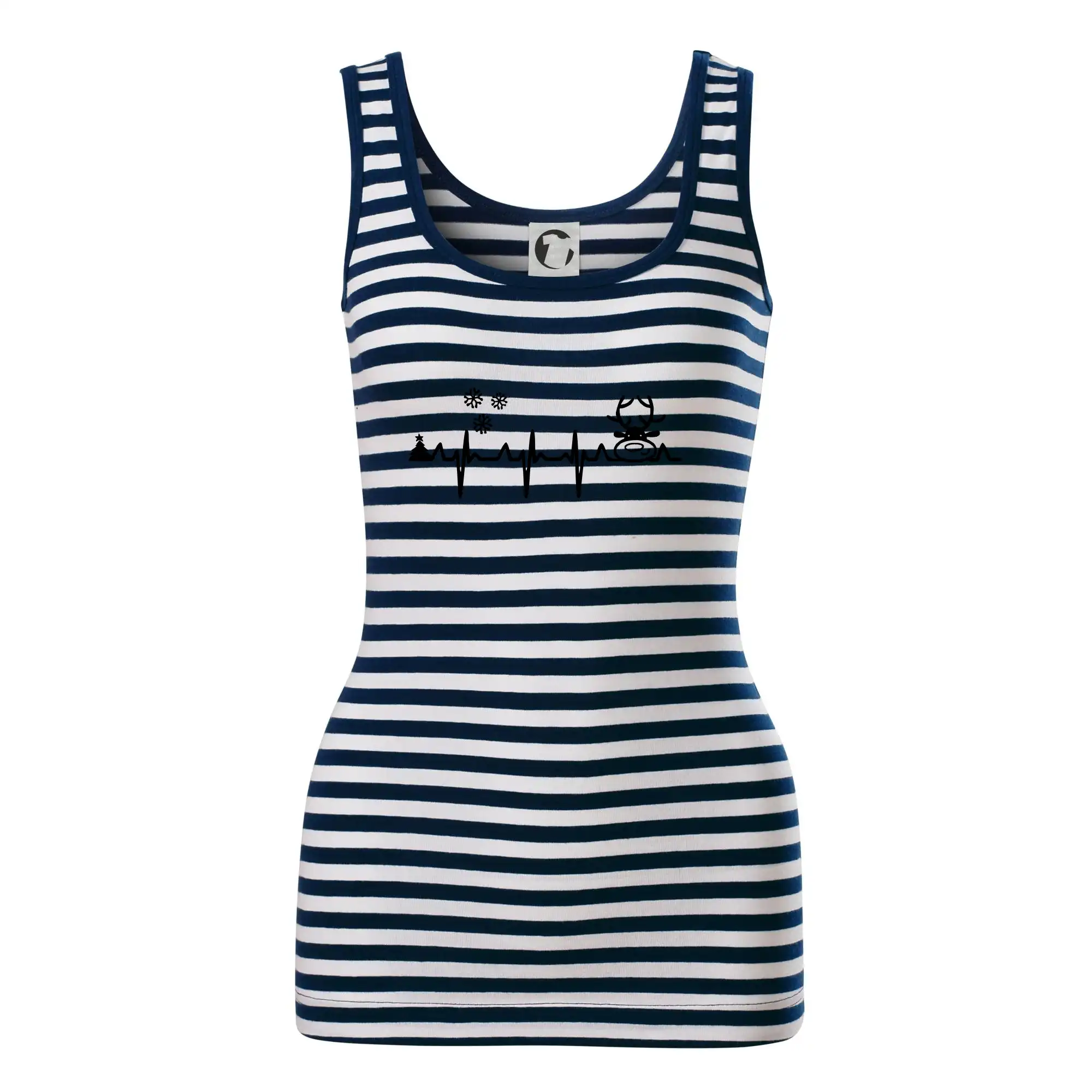 EKG Vánoce Vločky a sob