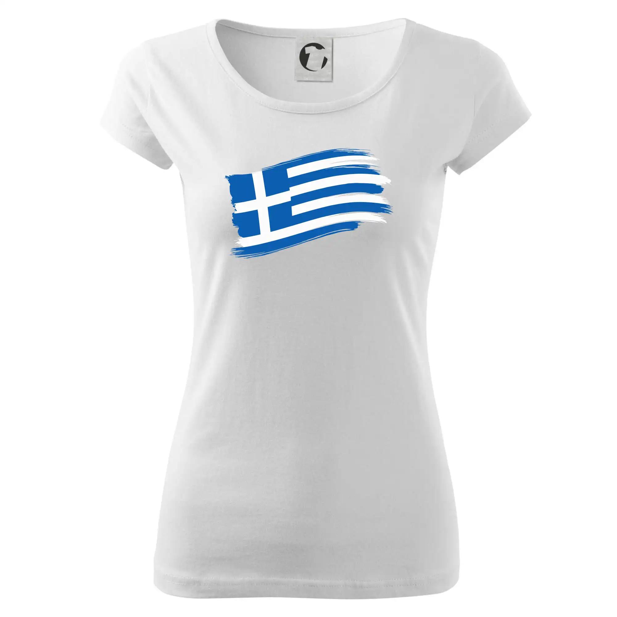 Řecko vlajka - štětkou