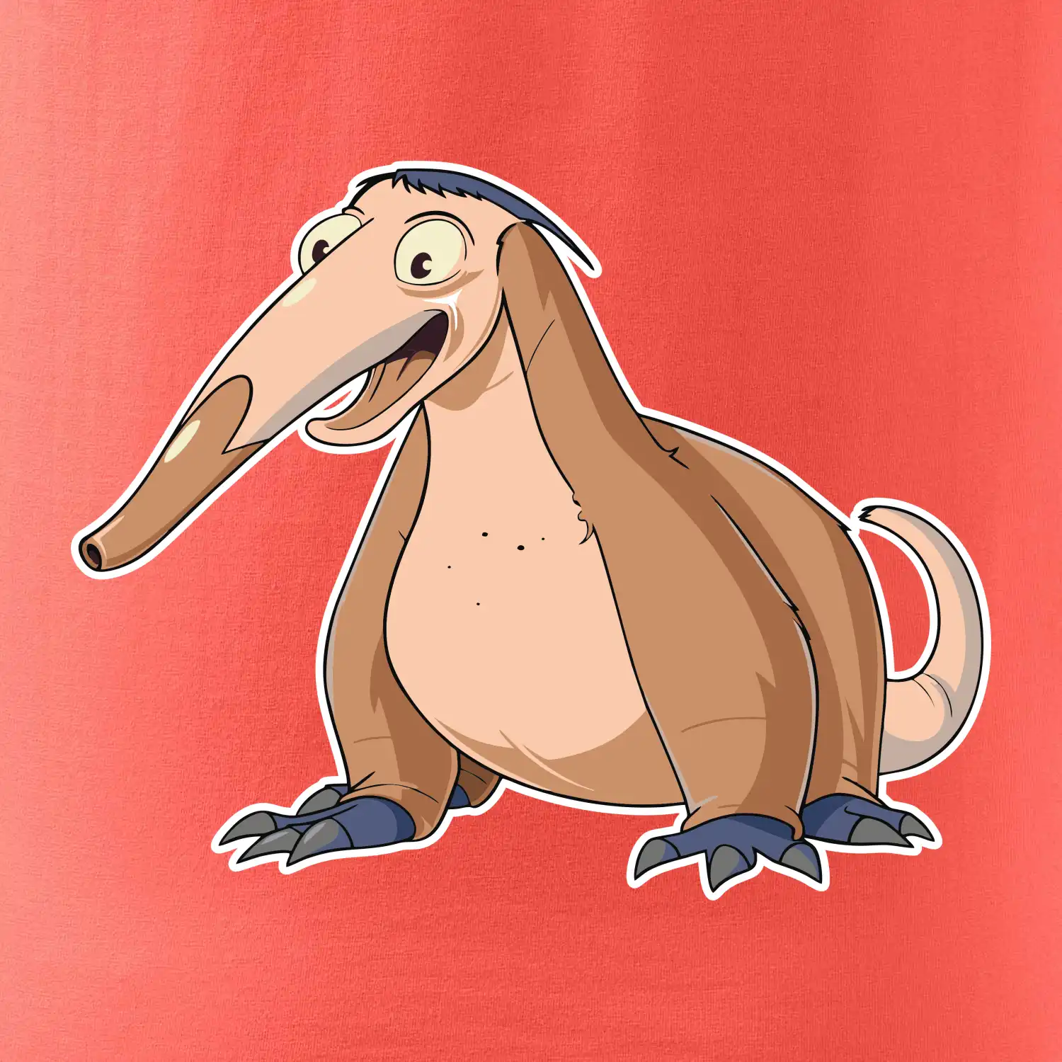 Mravenečník kreslený hnědý