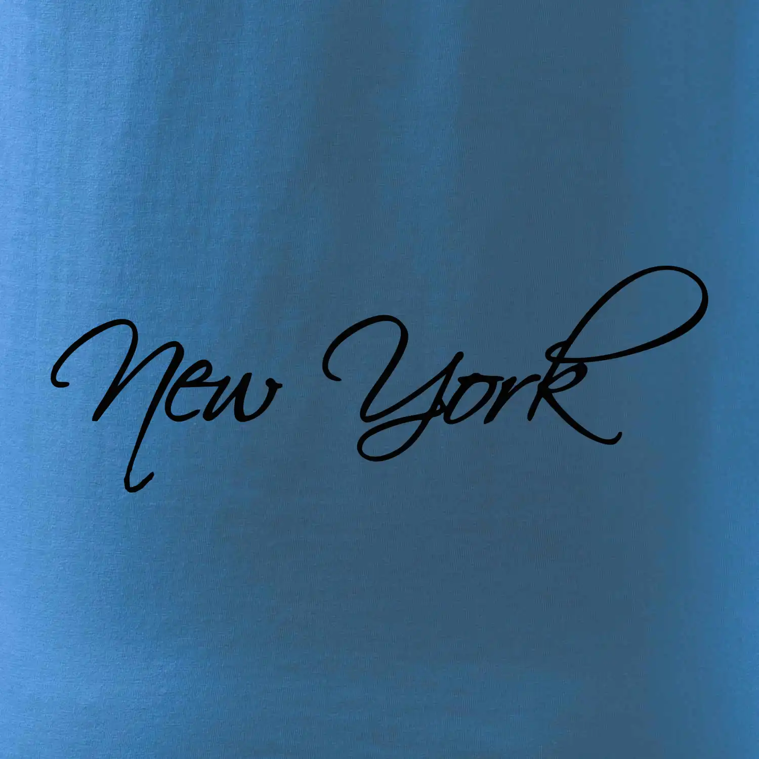 New York nápis psacím