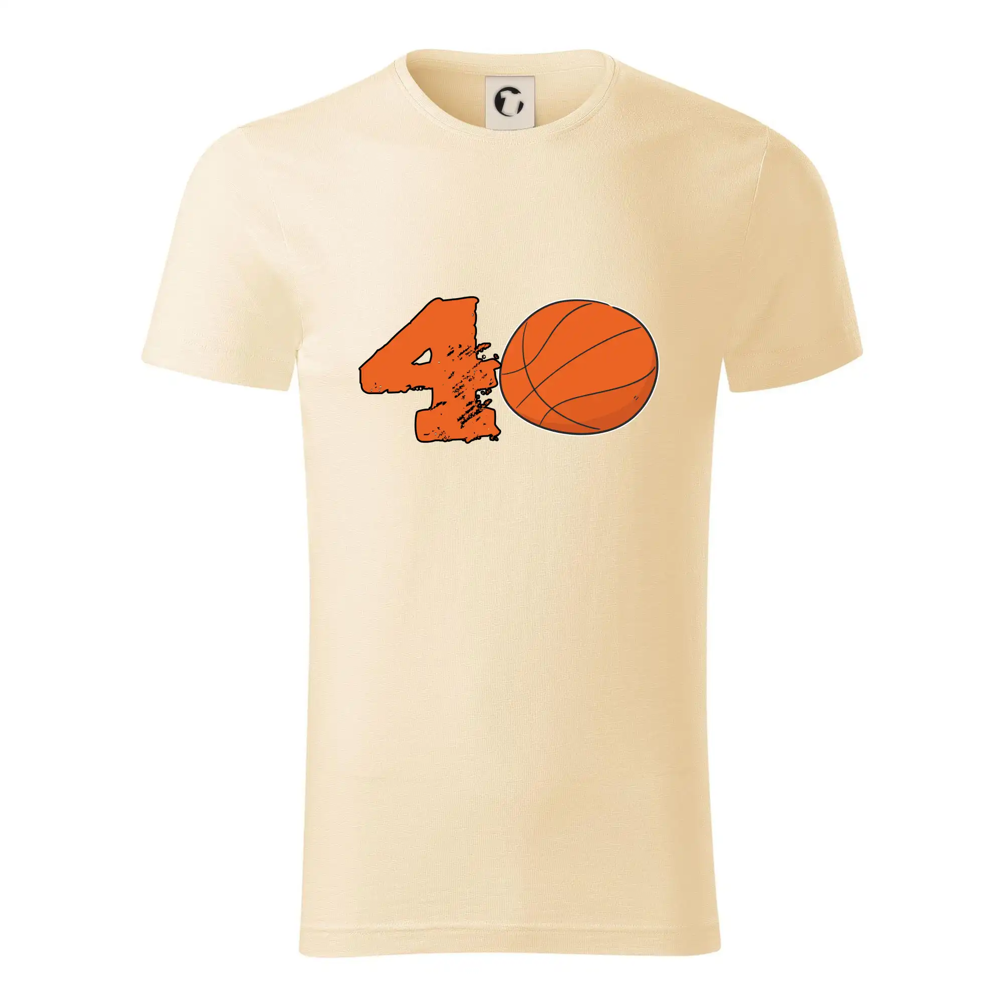 Basketbalová tričká - Basketball okrúhle narodeniny 40 - Tričko z organickej bavlny