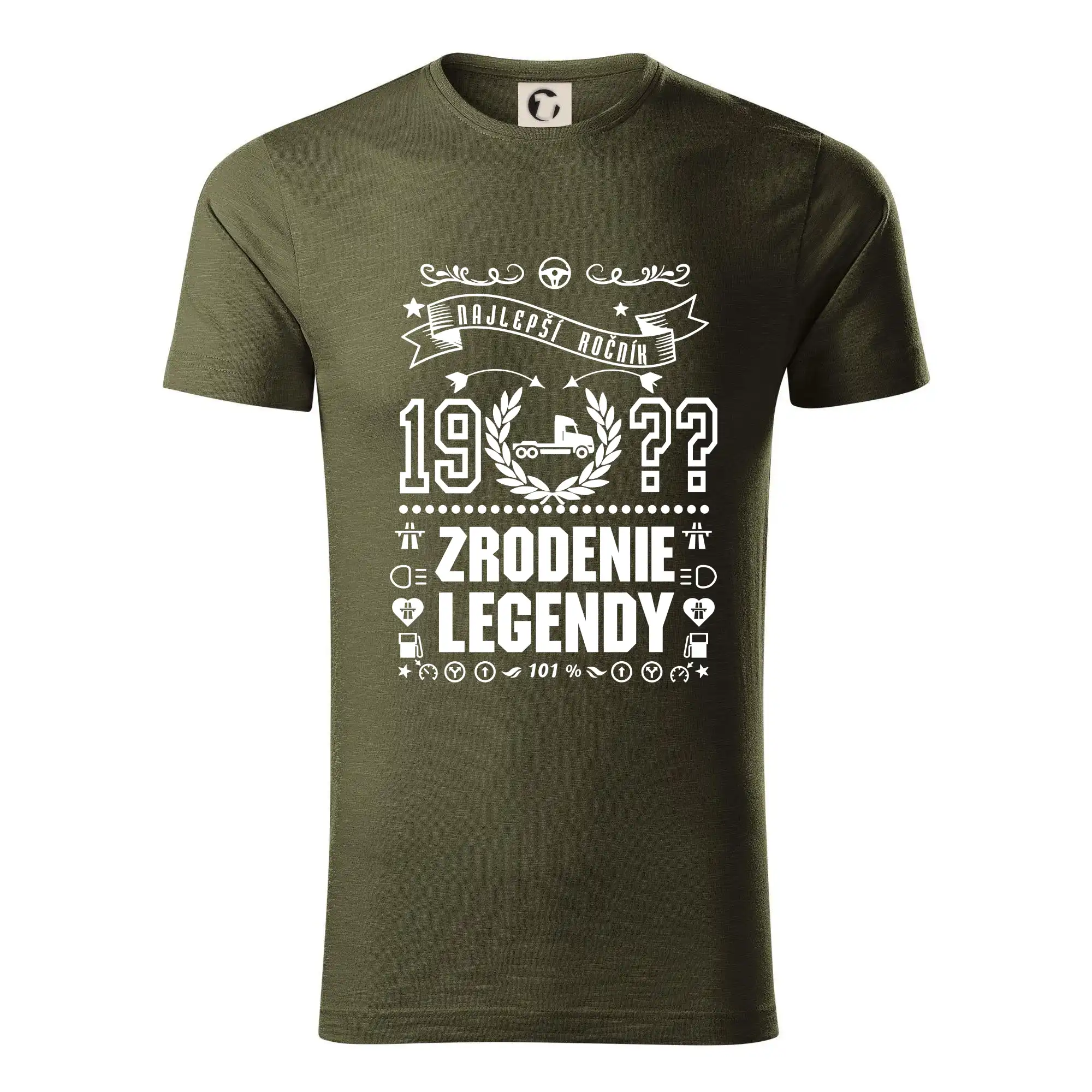 Trička Zrodenie legendy - Zrodenie legendy pre kamioňáka - Tričko z organickej bavlny