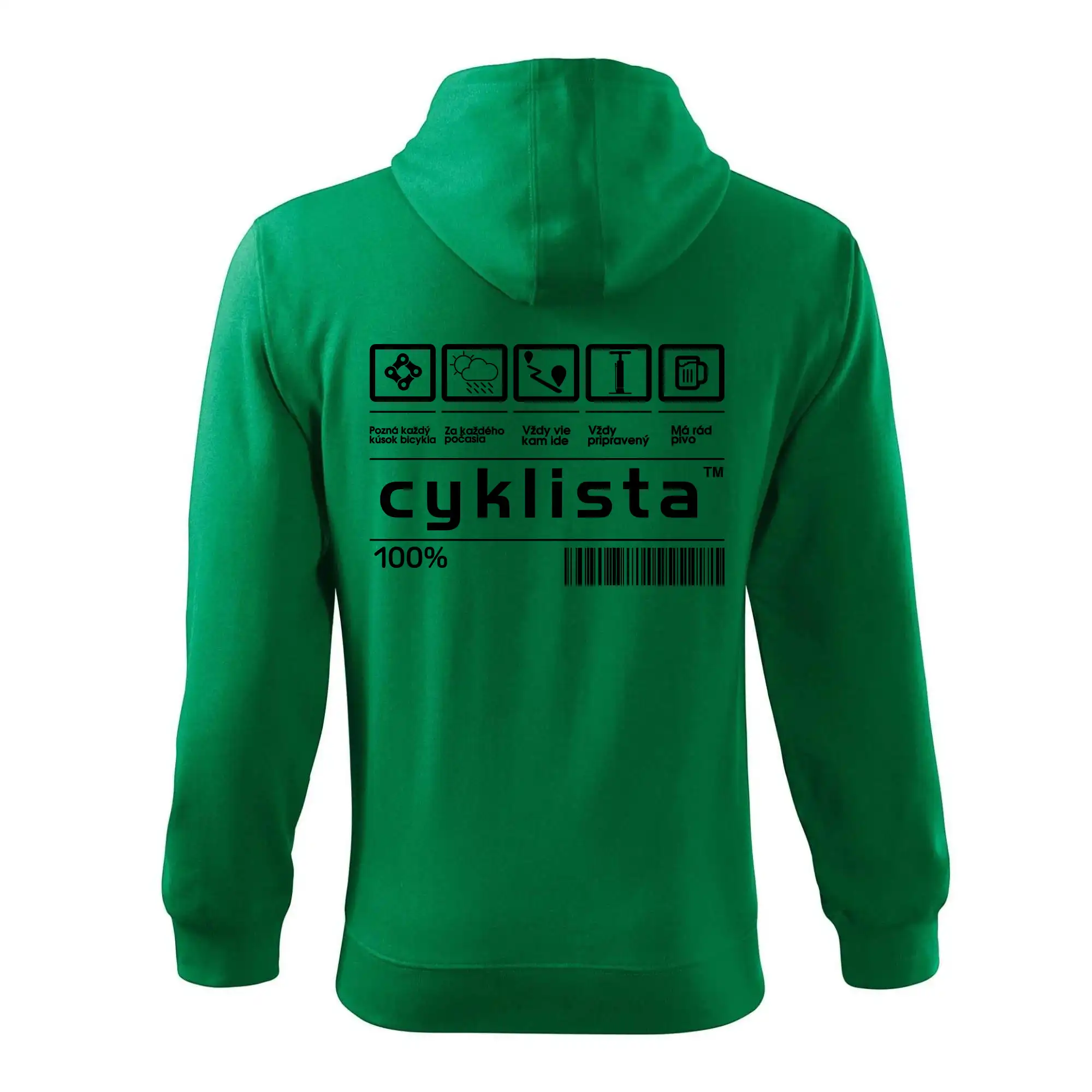 Čiarový kód - cyklista