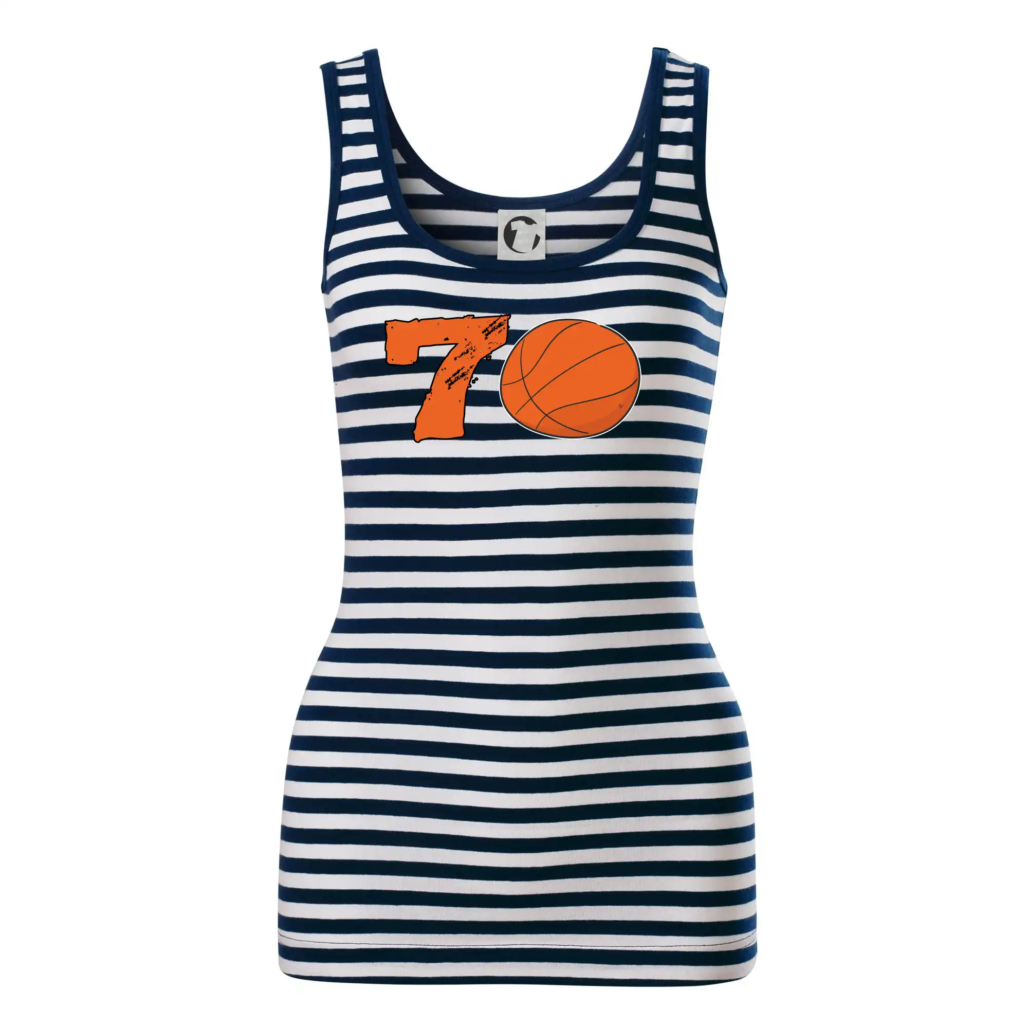 Basketbalová tričká - Basketball okrúhle narodeniny 70 - Sailor tielko na vodu
