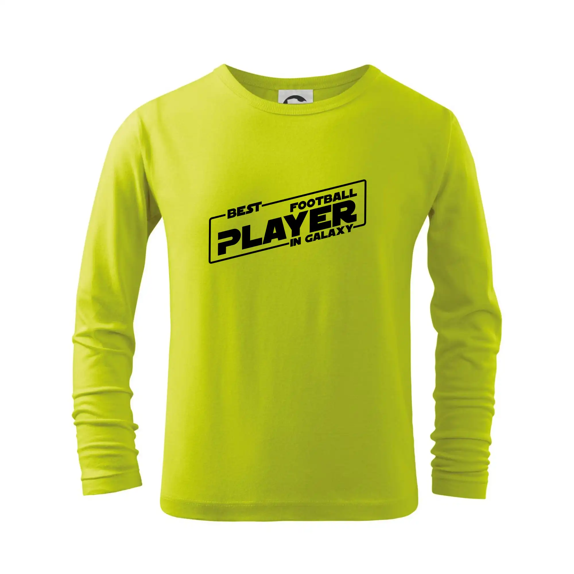 Tričká pre futbalistov - Best football player in galaxy - Tričko detské Long Sleeve