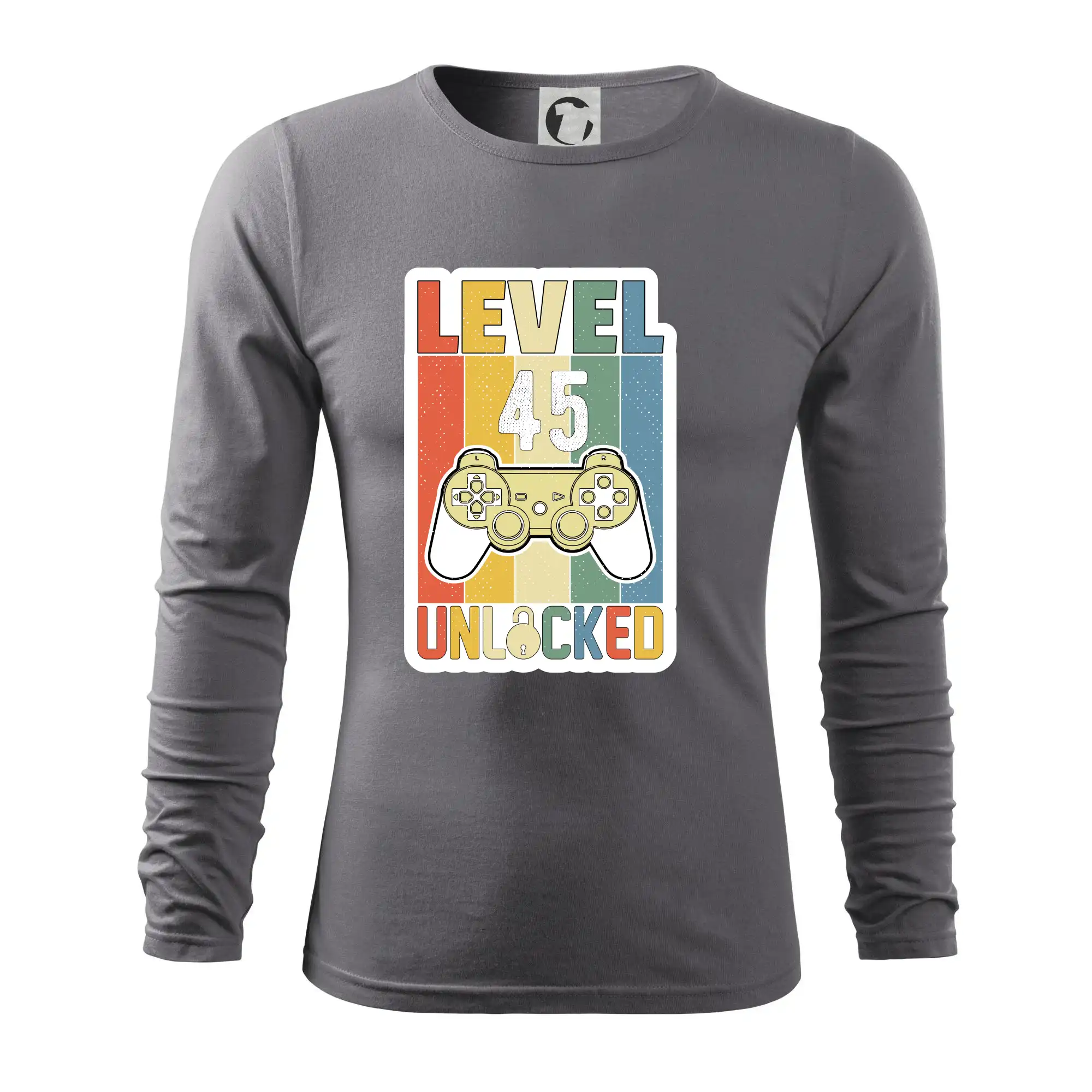 Tričká k narodeninám - Gaming narodeniny 45 - Tričko s dlhým rukávom FIT-T long sleeve