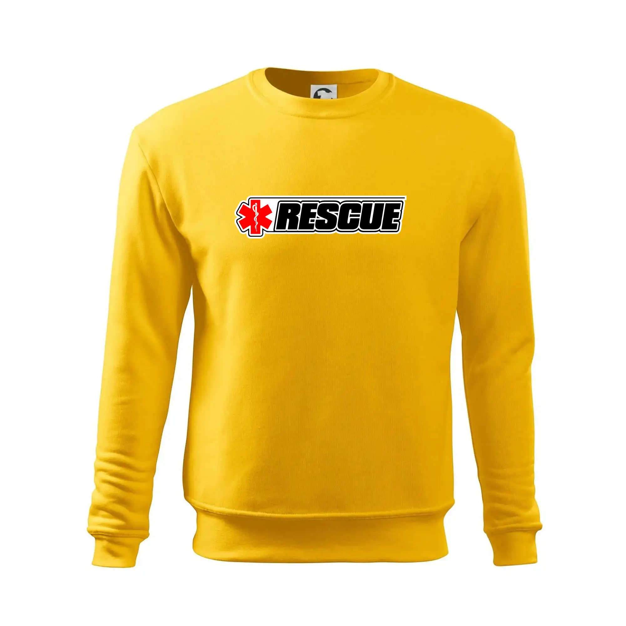 Tričká a mikiny pre záchranárov a lekárov - Kvalitné oblečenie pre zdravotníkov - Záchranár rescue kríž červený - Mikina Essential pánska