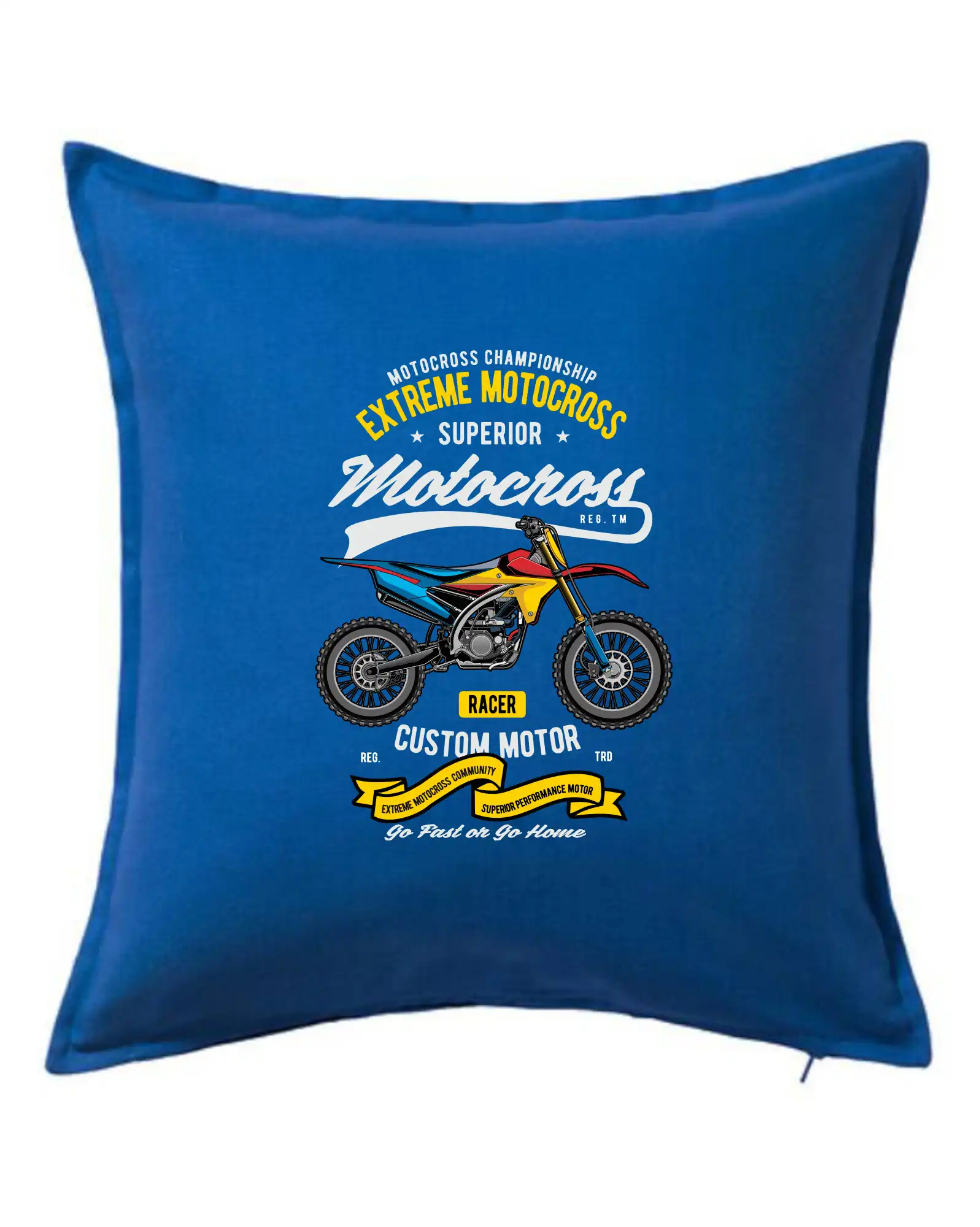 Motocross tričká - Motocross extreme custom motor - Vankúš 50x50