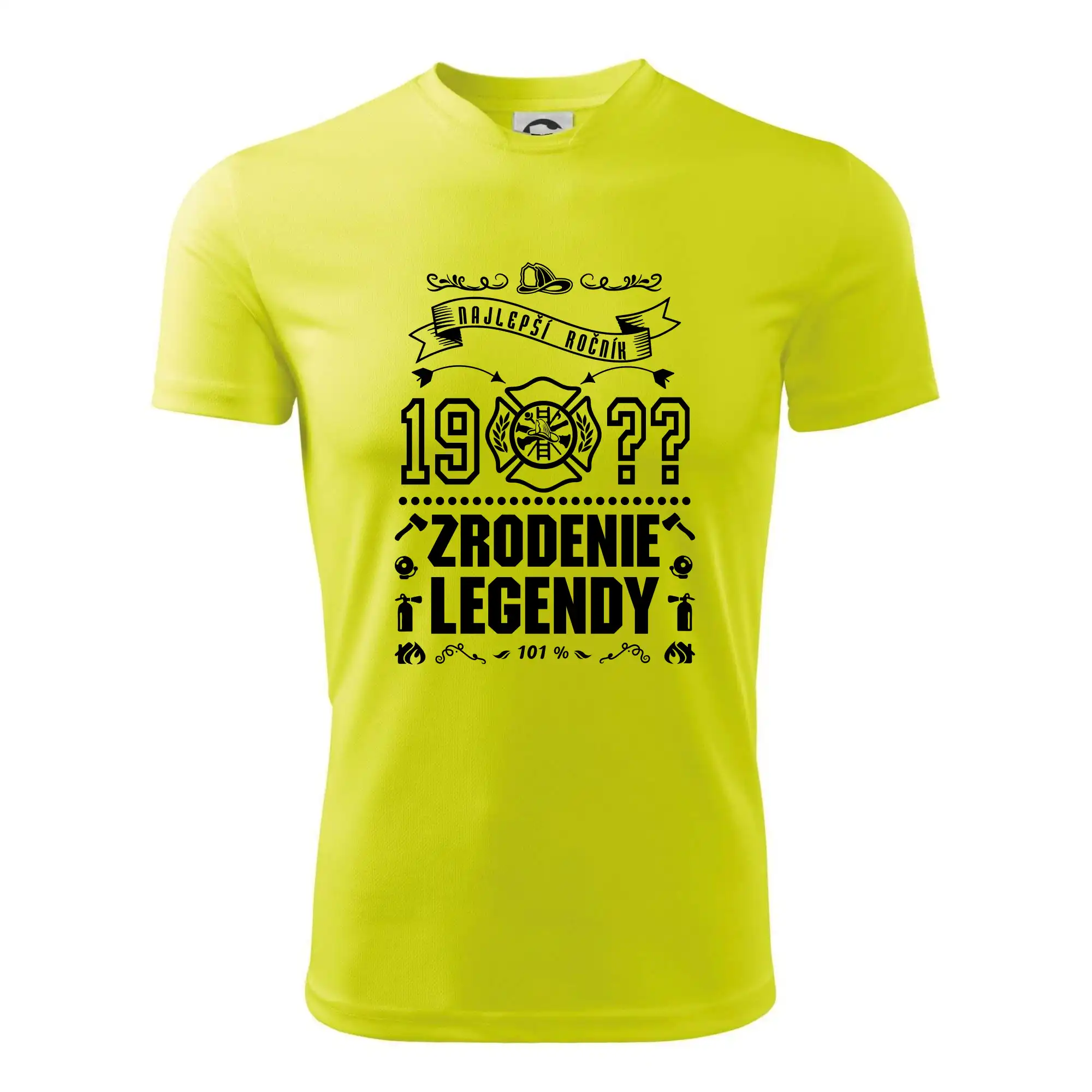 Trička Zrodenie legendy - Zrodenie legendy - pre hasičov - Pánske tričko Fantasy športové