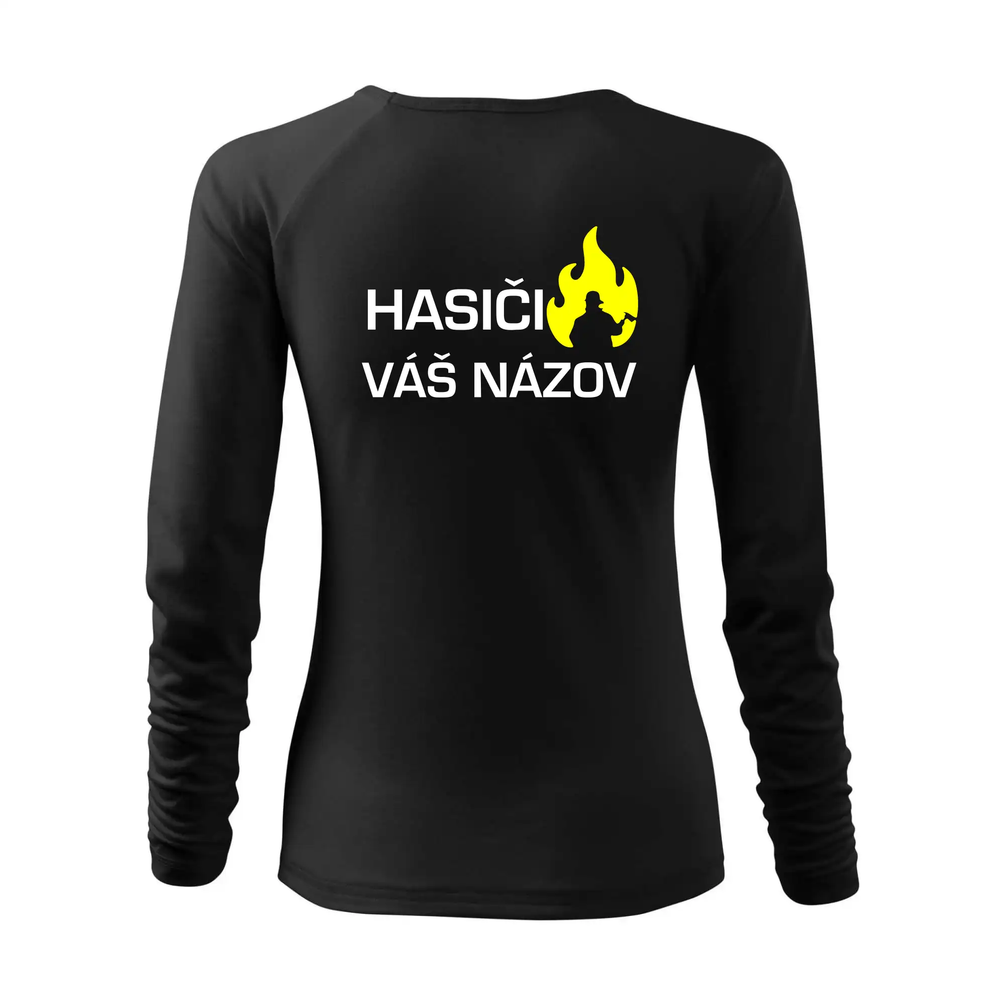 Hasiči - Váš názov - FLUO + Reflexná potlač