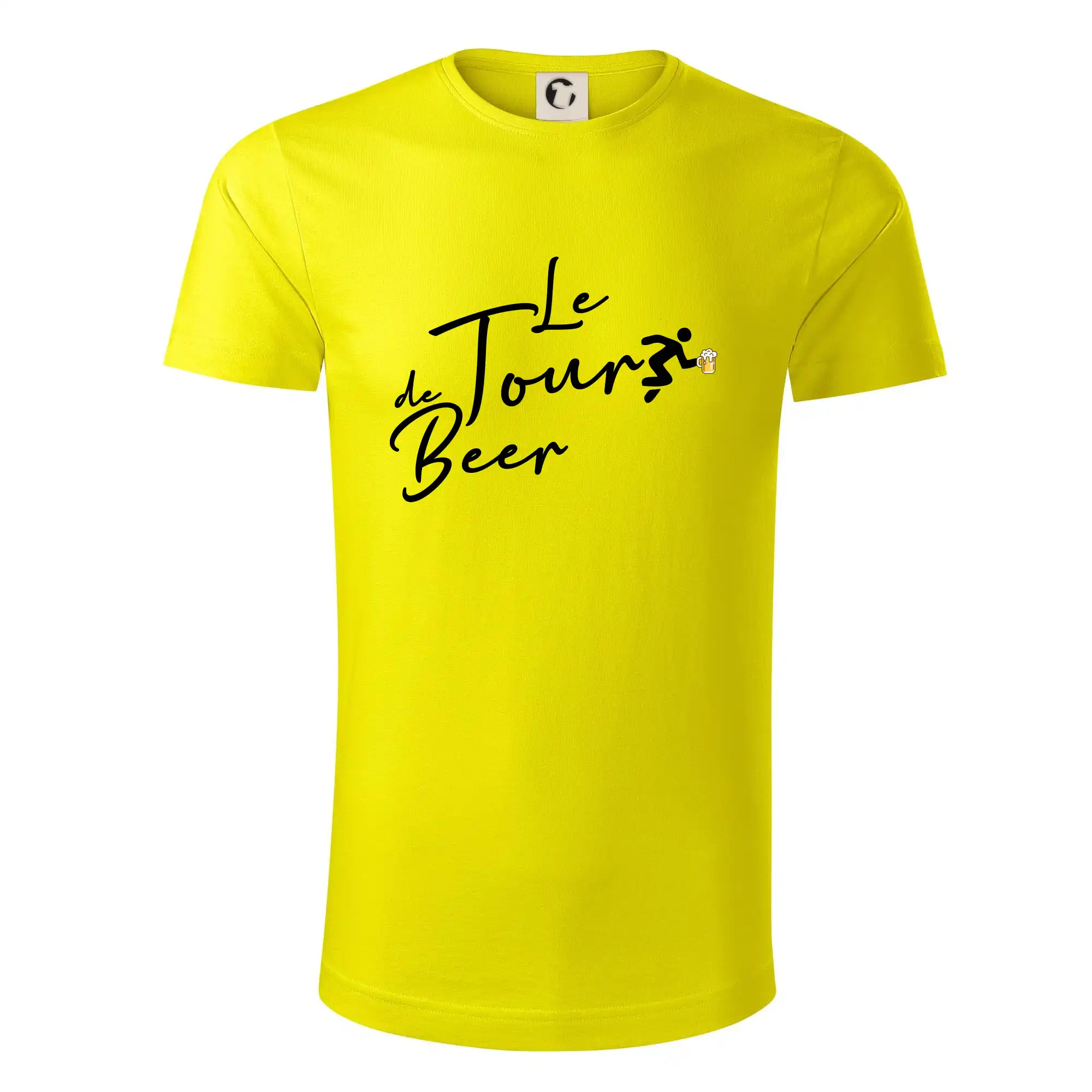 Tričko ako darček pre cyklistu - Le tour de beer - Tričko z organickej bavlny