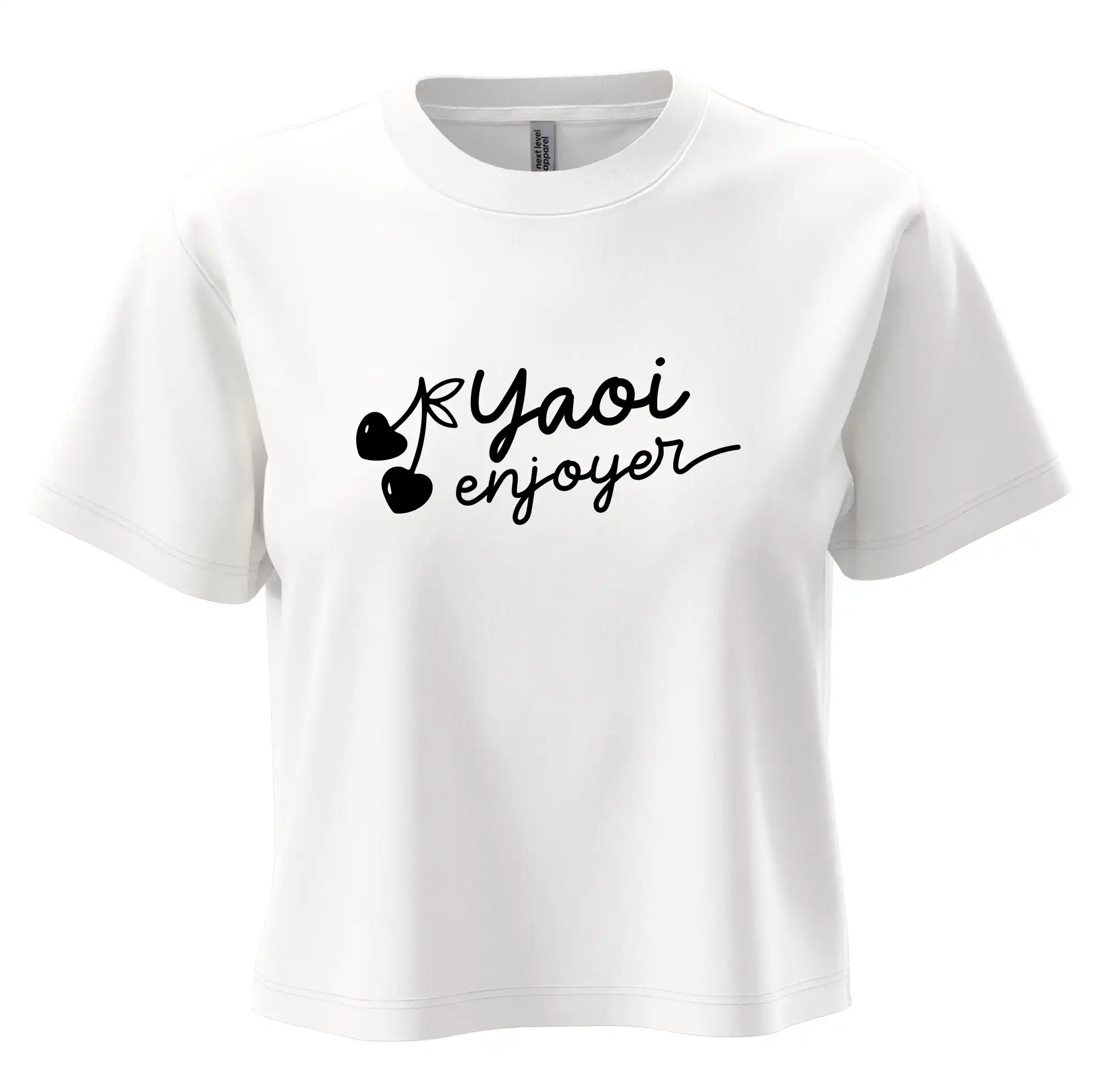 Tričká pre LGBT a Queer komunitu - Yaoi enjoyer - Boxy cropped tričko OVERSIZE