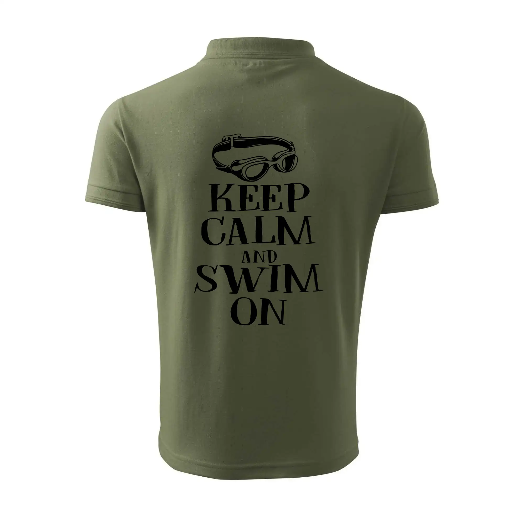 Keep calm and swim on