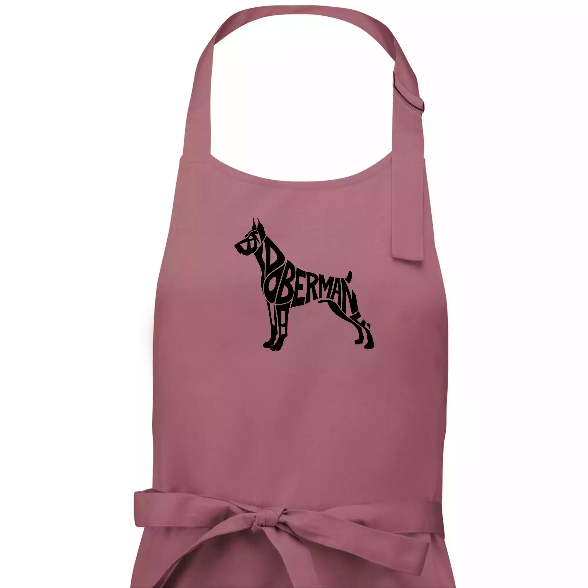 Doberman - nápis v tělě