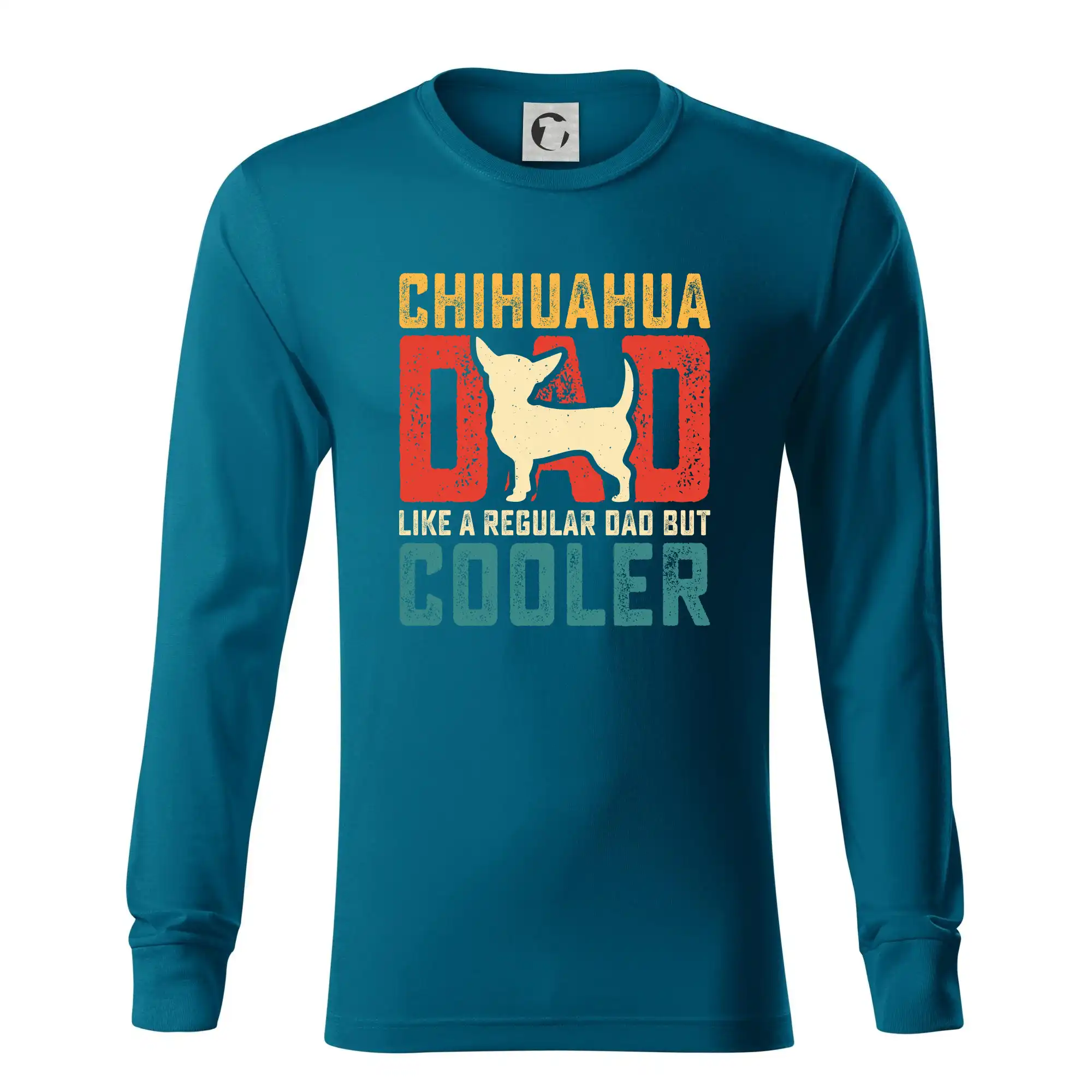 Chihuahua dad like a regular dad