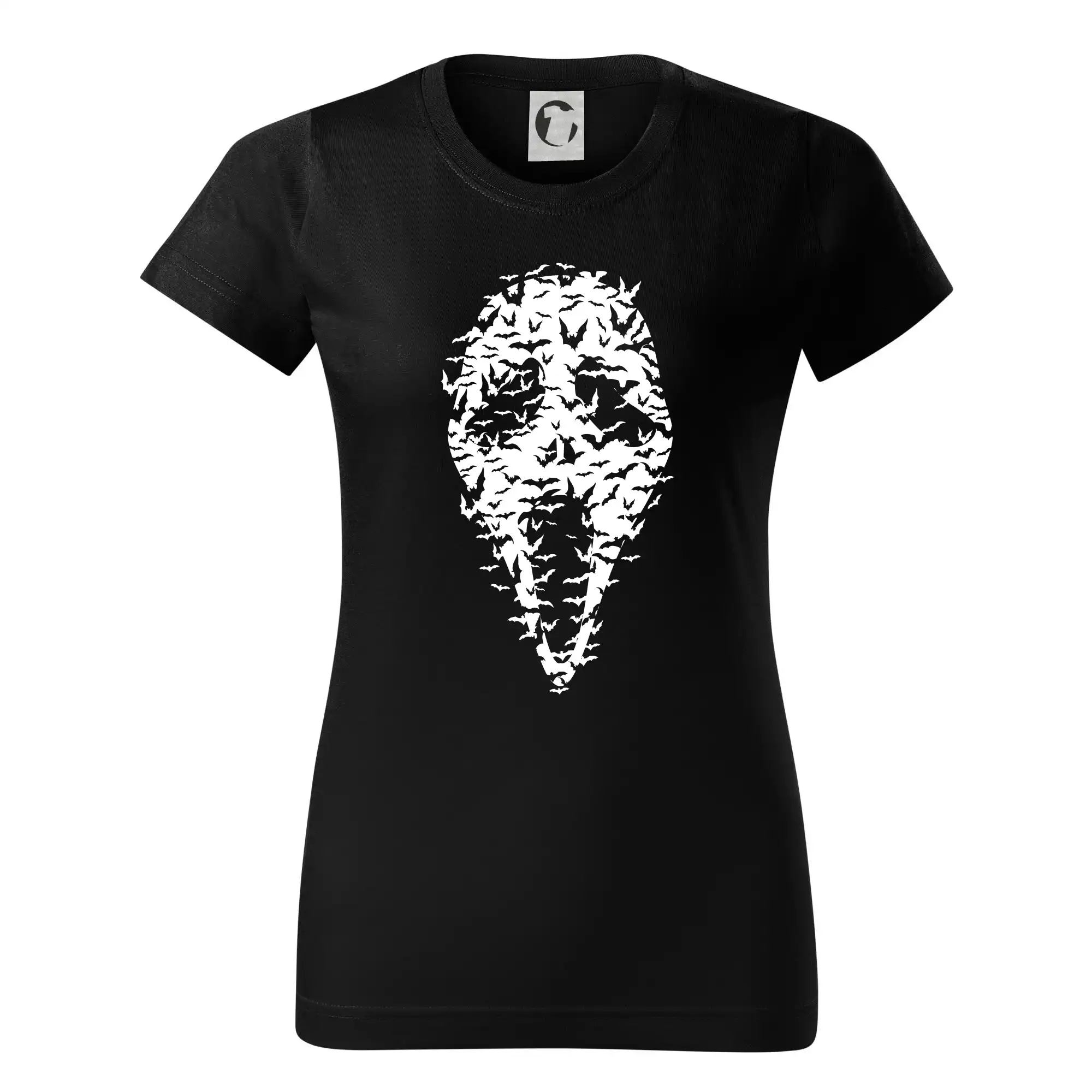 Grafické tričká - Ghost Face Bats - Dámske tričko basic - ľahko voľnejšie a dlhšie